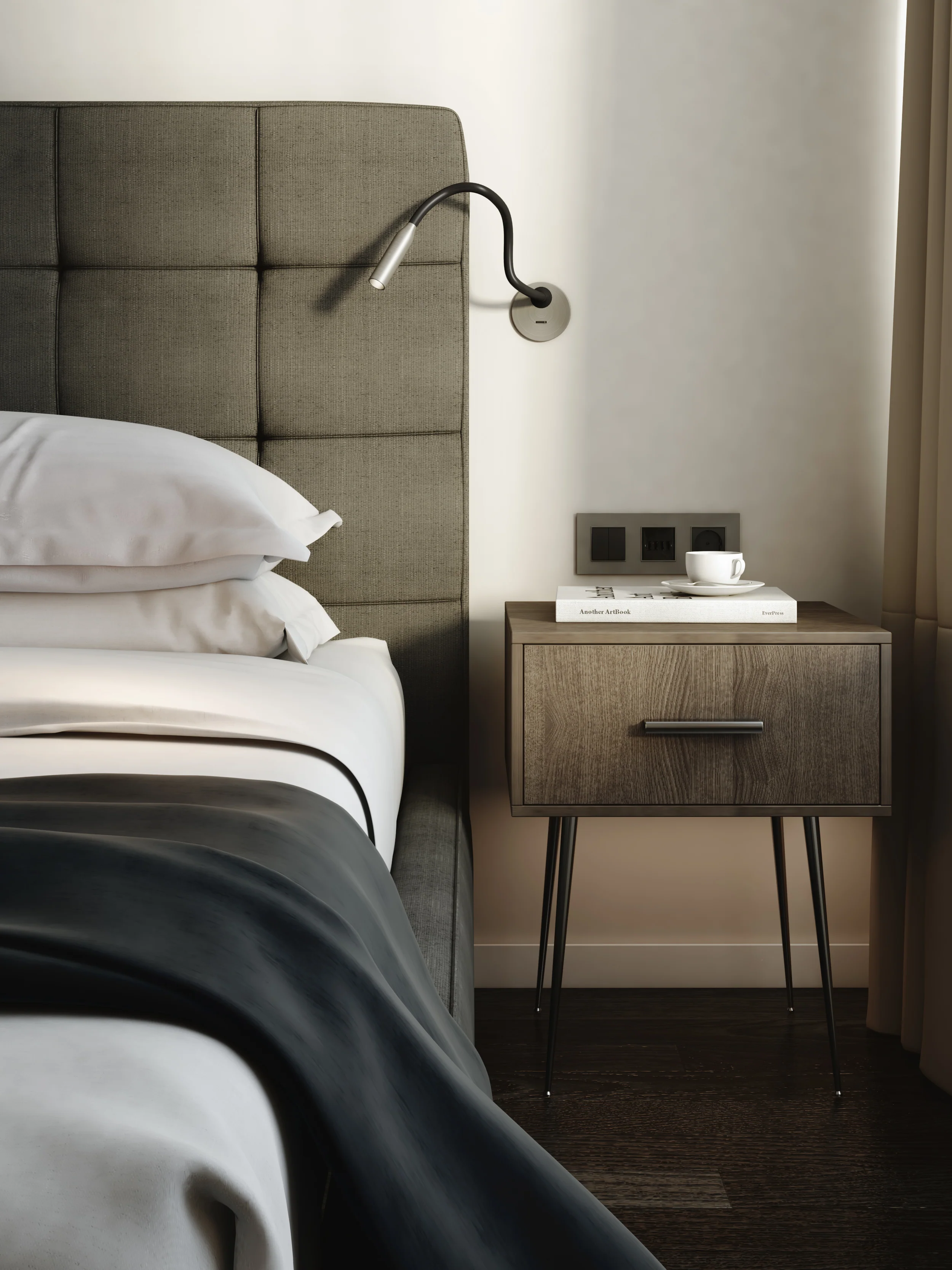 Lucca Recessed Reading Light - Various Colours - Image 2