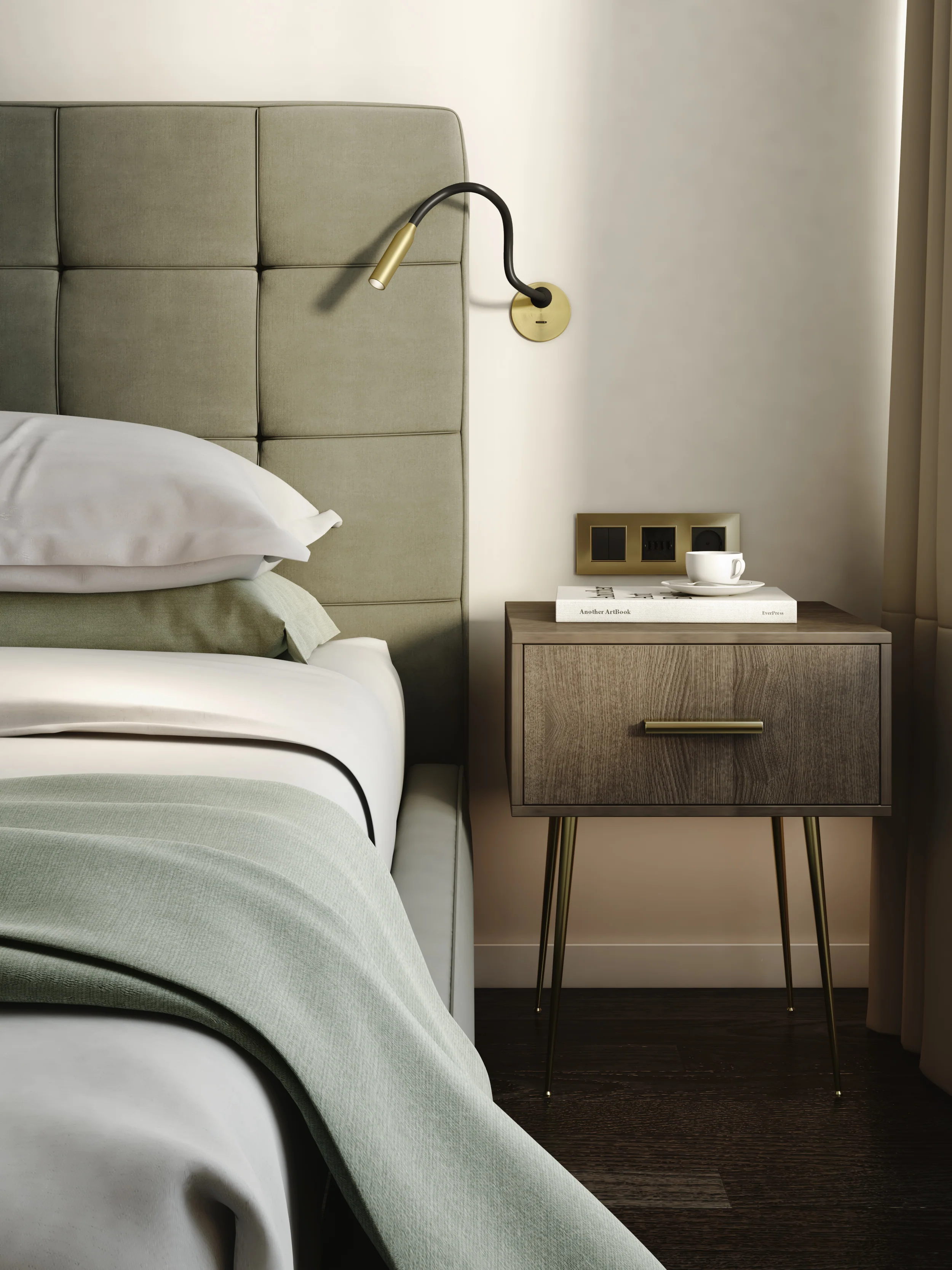 Lucca Recessed Reading Light - Various Colours - Image 6