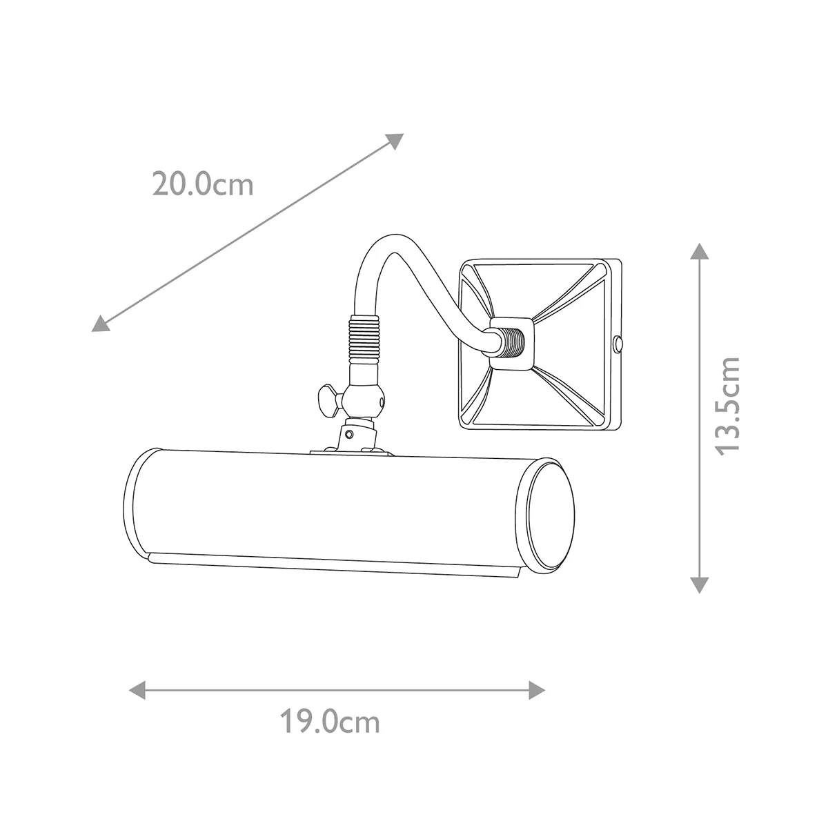 Lucerna Small/Large Picture Light Small - In Various Finishes E14 - Image 15