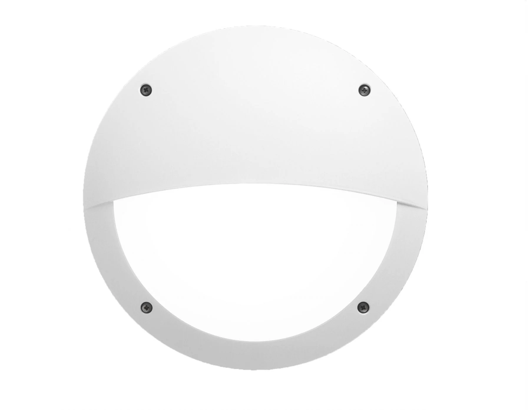 Lucia Eyelid Outdoor Flush Light IP66 - Black/Gray/White - Image 3