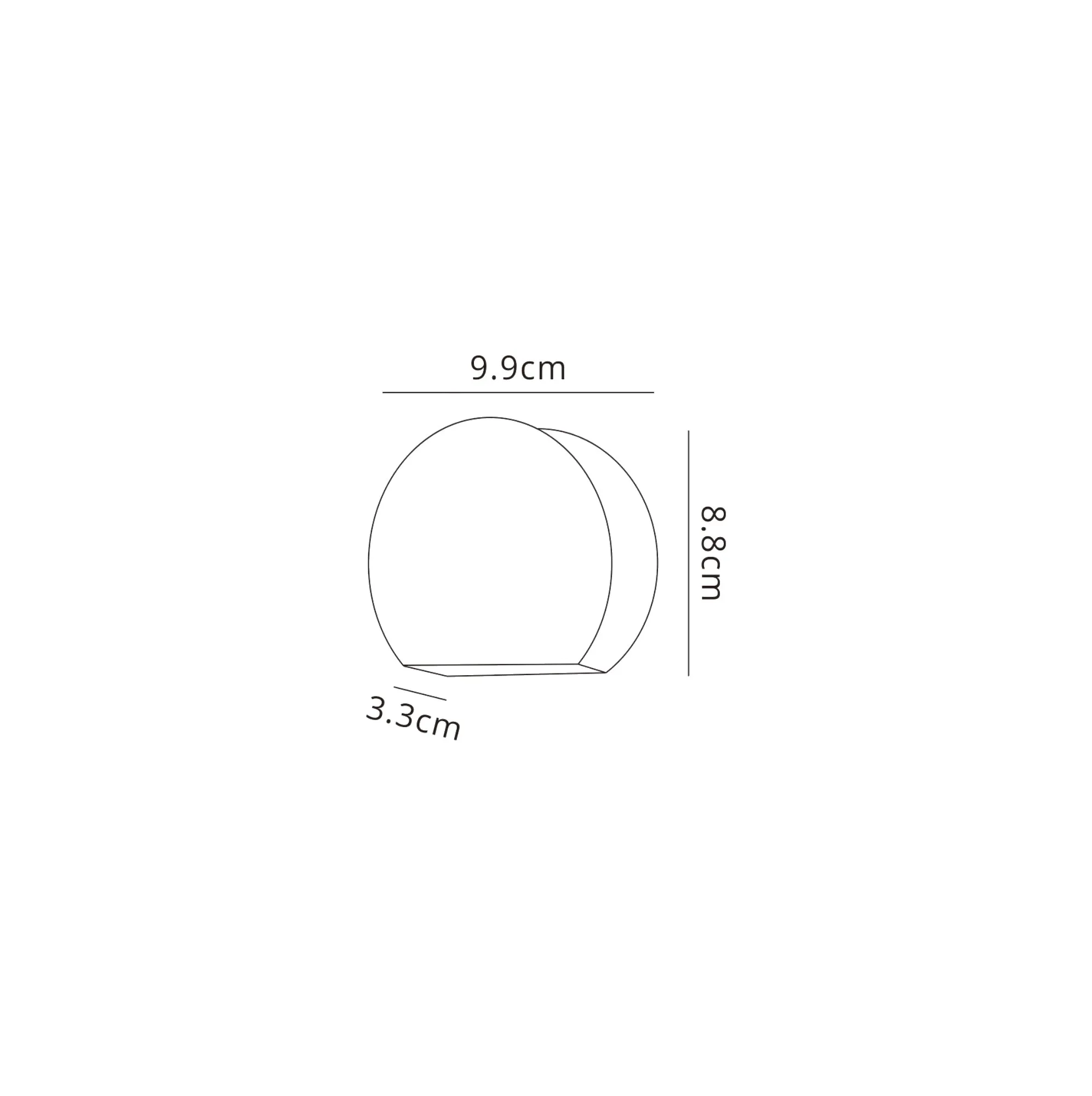 Lucina Wall Light 3W LED 3000K- White/ Anthracite Finish - Image 15