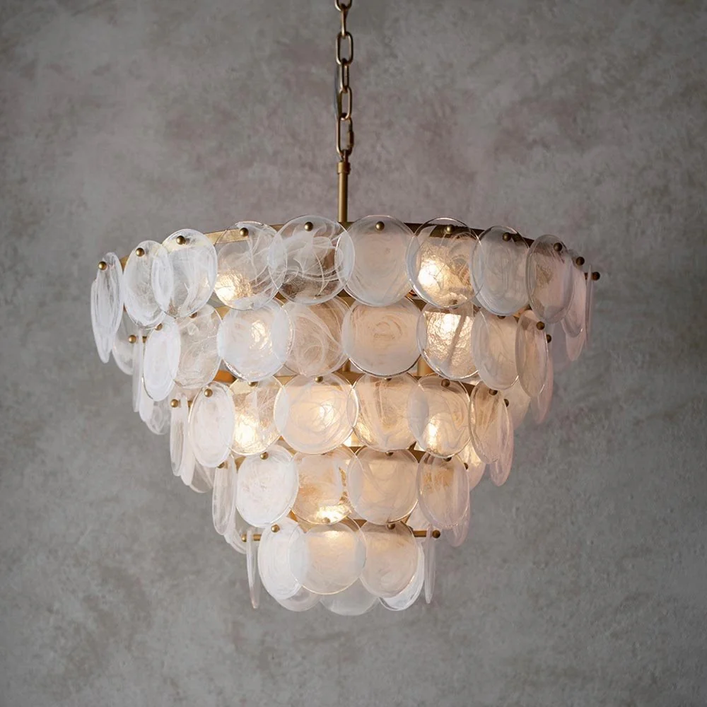 Lucinda 9Lt Centre Ceiling Light - Antique Silver/ Antique Gold - Image 12