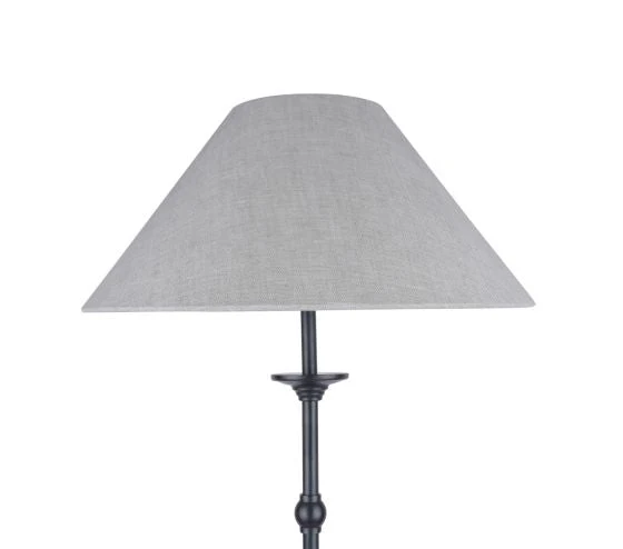 Ludchurch Floor Lamp Industrial Black With Shade - Image 3