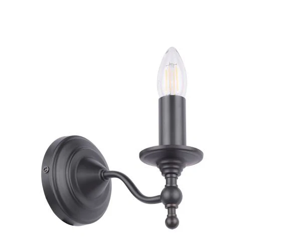 Ludchurch Single Wall Light Industrial Black Bracket Only - Image 2