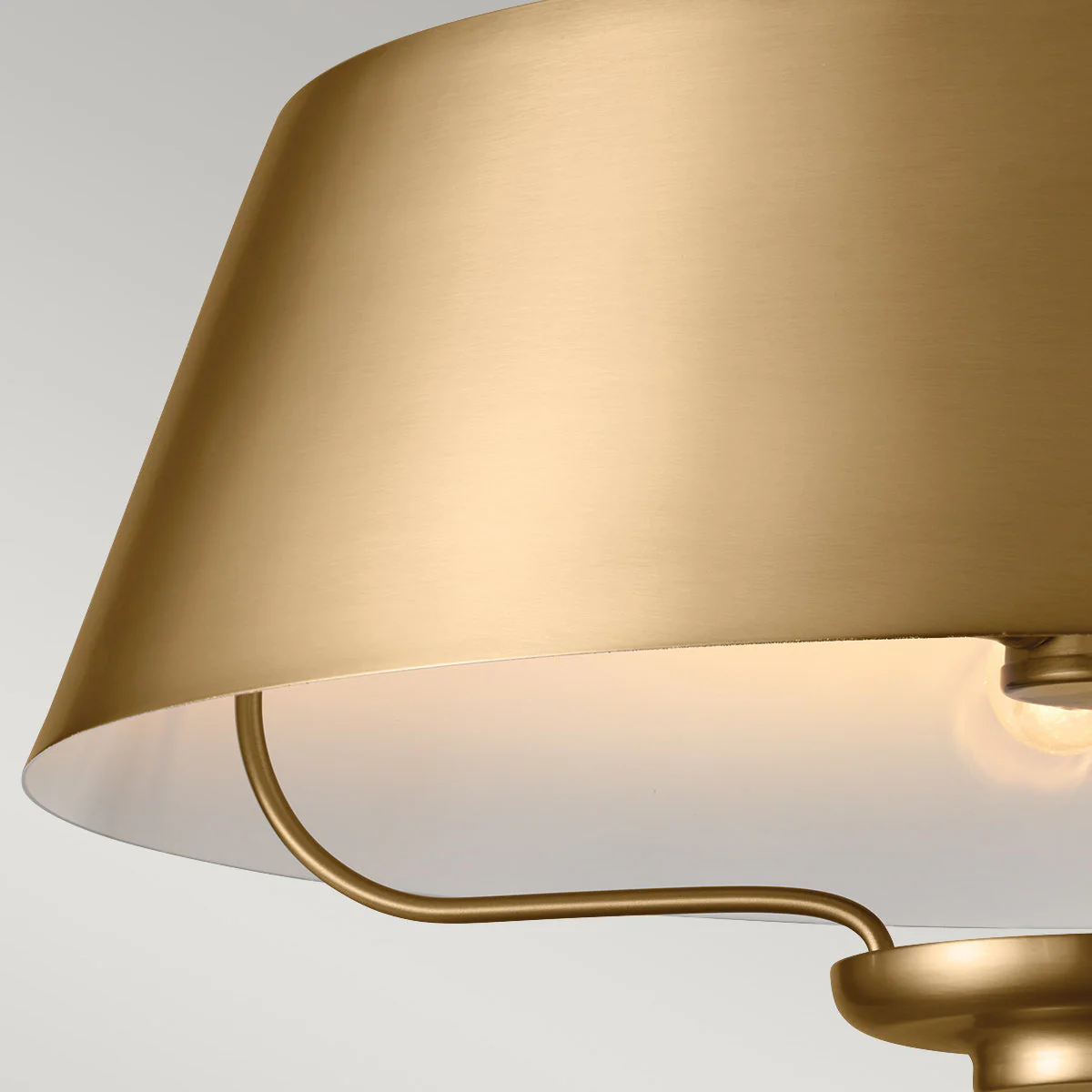 Luella 3/4Lt Duo-Mount Pendant - Black & Brass/Brushed Natural Brass - Image 15