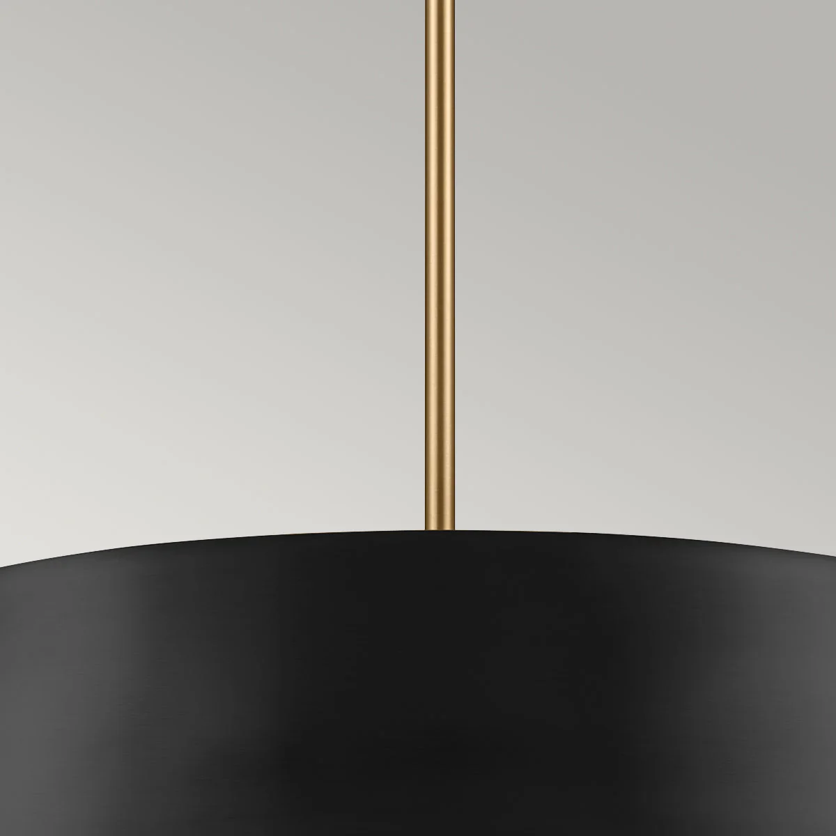 Luella 3/4Lt Duo-Mount Pendant - Black & Brass/Brushed Natural Brass - Image 20