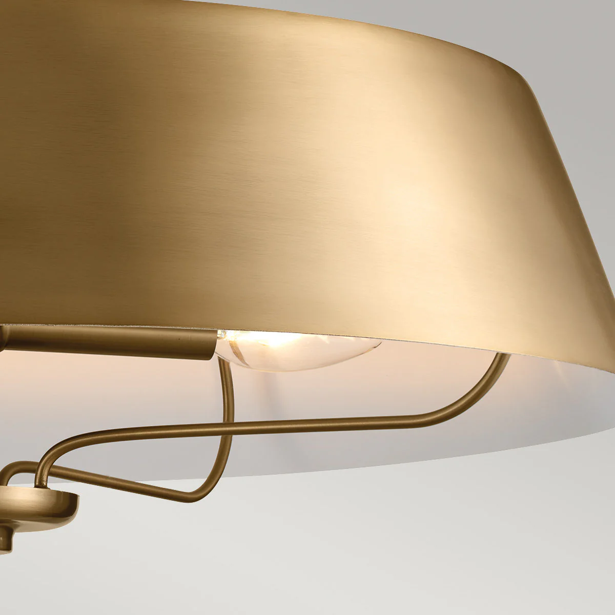 Luella 3/4Lt Duo-Mount Pendant - Black & Brass/Brushed Natural Brass - Image 28