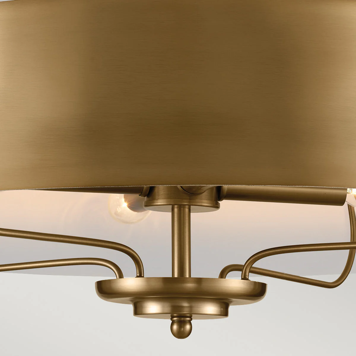 Luella 3/4Lt Duo-Mount Pendant - Black & Brass/Brushed Natural Brass - Image 29