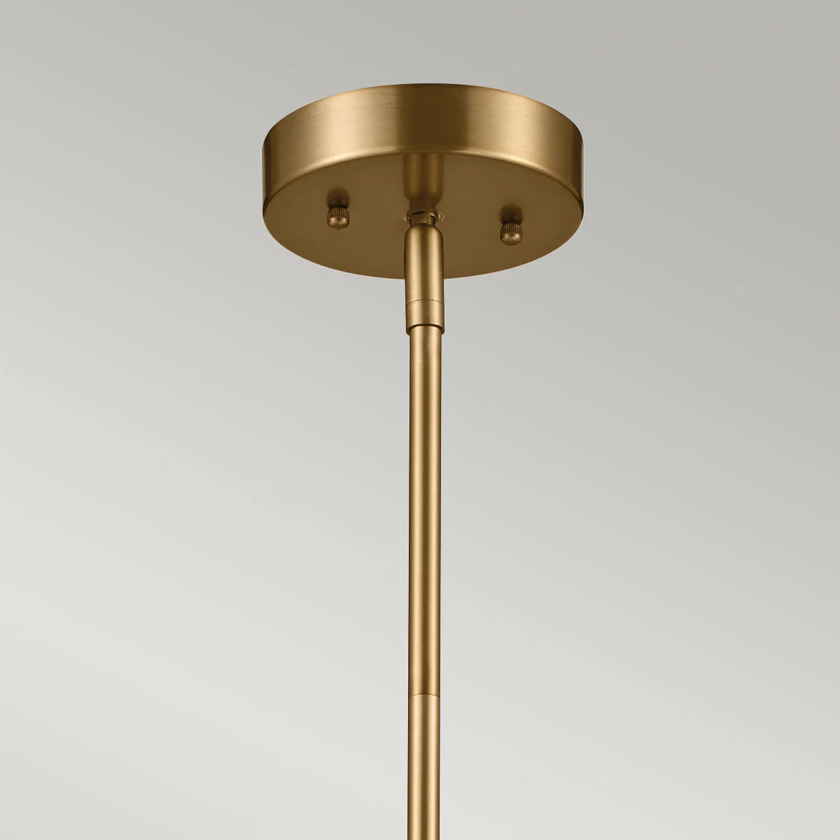 Luella 3/4Lt Duo-Mount Pendant - Black & Brass/Brushed Natural Brass - Image 5