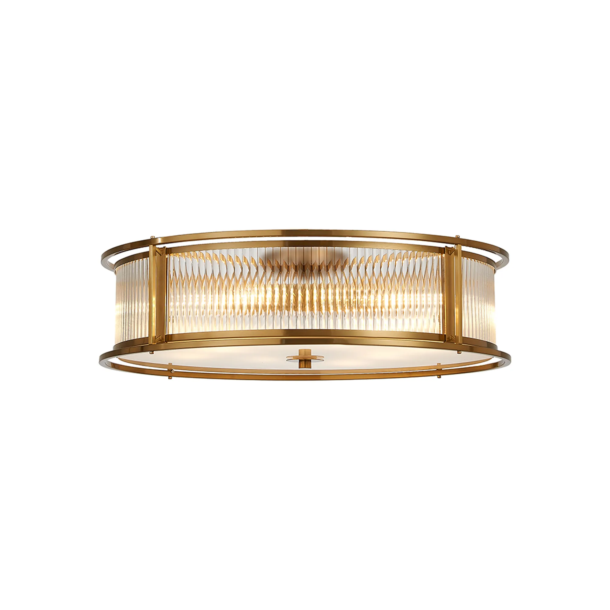 Luiz Round Flush - 65cm and 80cm - Various Finishes - Image 2