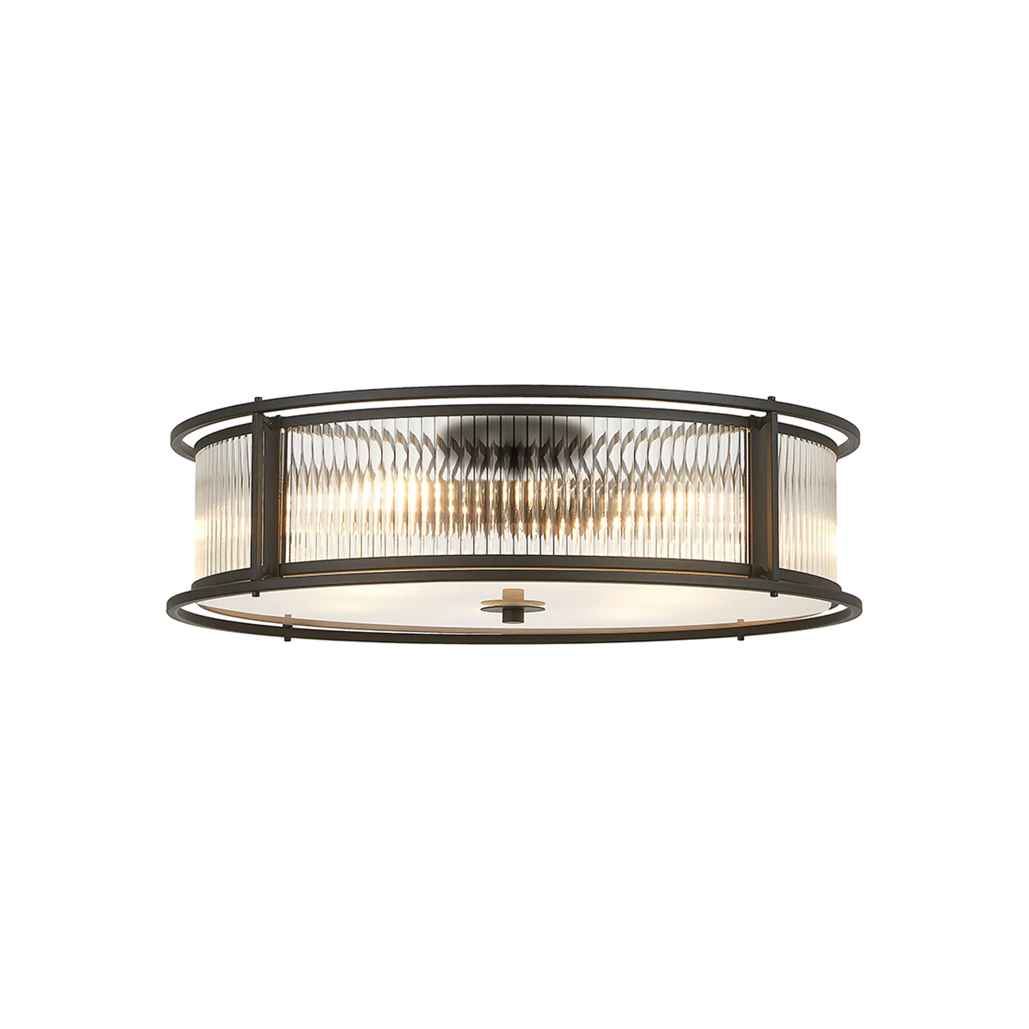 Luiz Round Flush - 65cm and 80cm - Various Finishes - Image 4