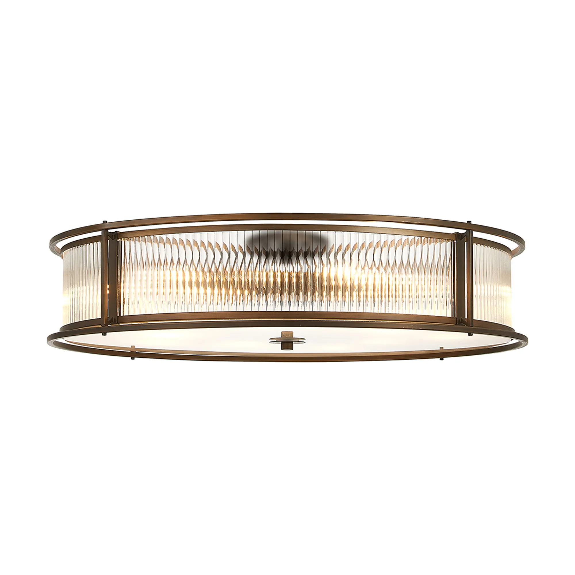 Luiz Round Flush - 65cm and 80cm - Various Finishes - Image 6