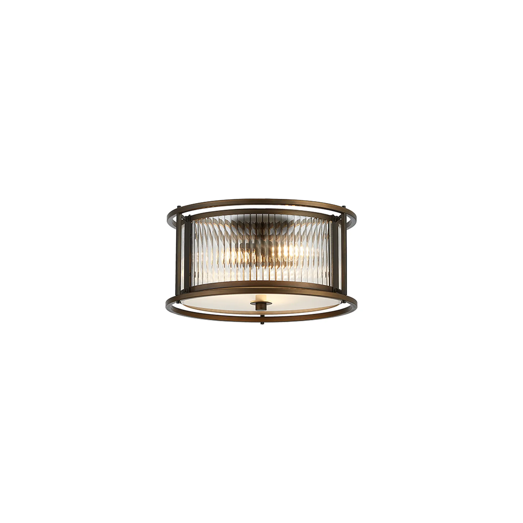 Luiz Round Flush - 35cm and 50cm - Various Finishes - Image 2