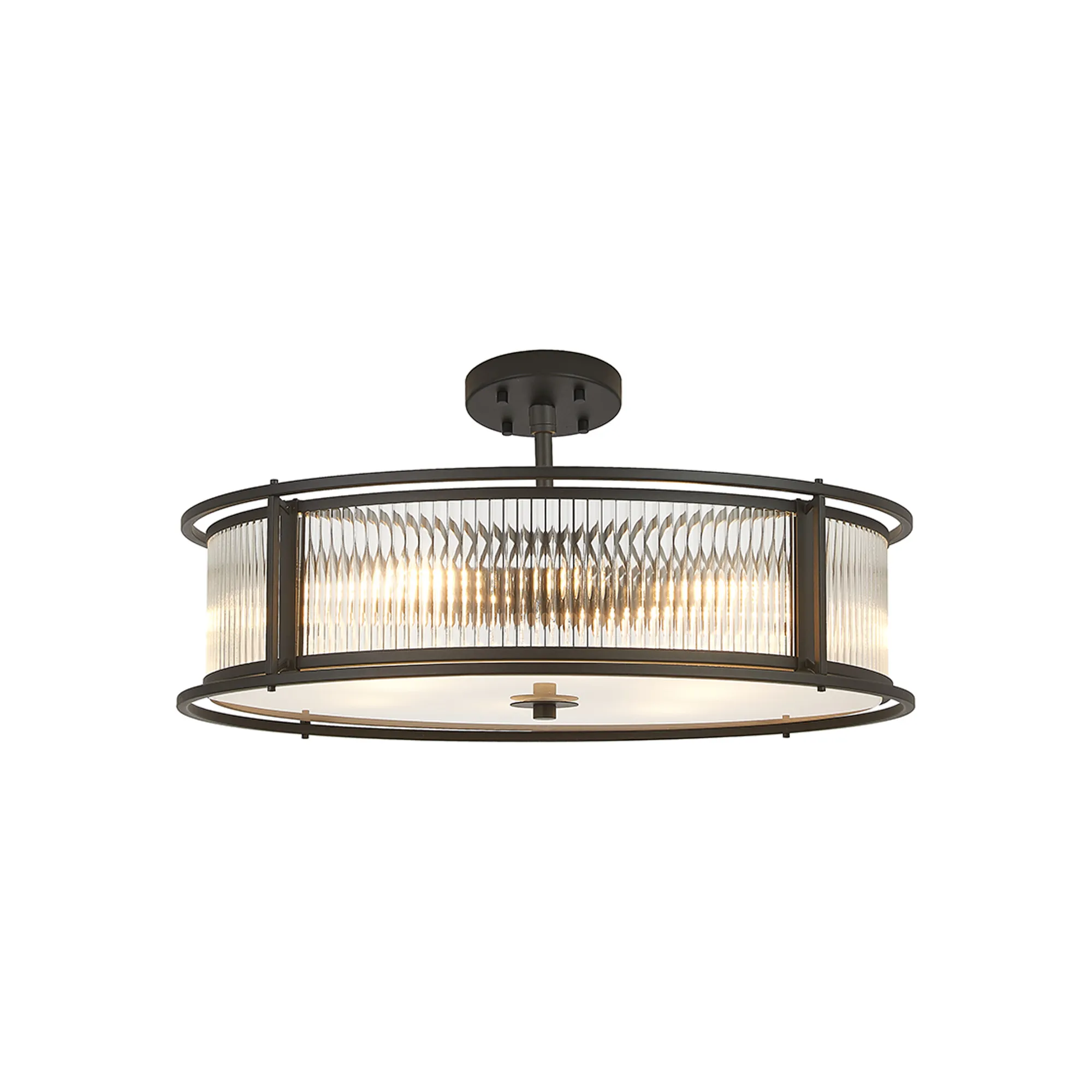 Luiz Semi Flush Light - 65cm and 80cm - Various Finishes - Image 4