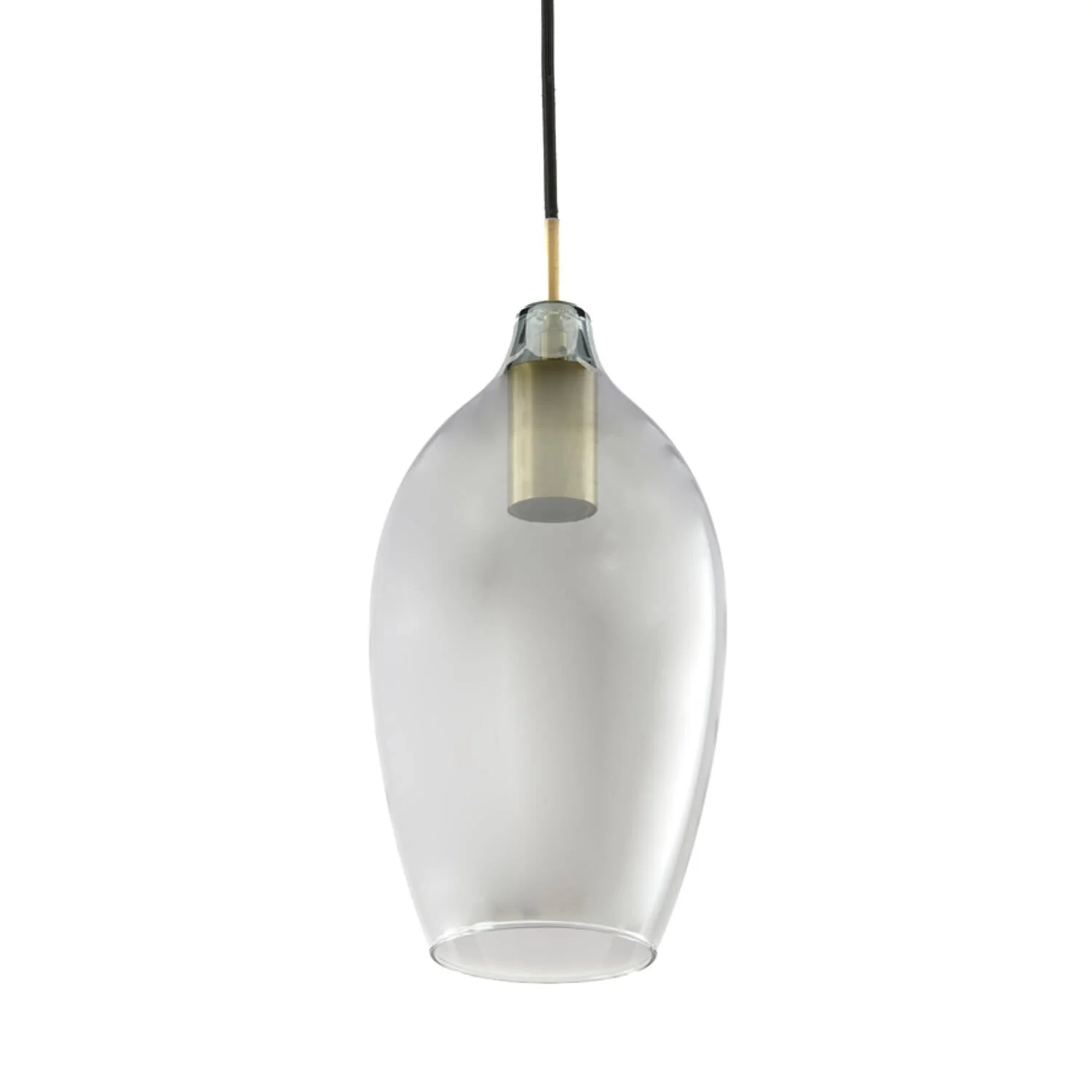 Lukaro 3Lt Linear Pendant - Antique Bronze & Smoked Glass - Image 3
