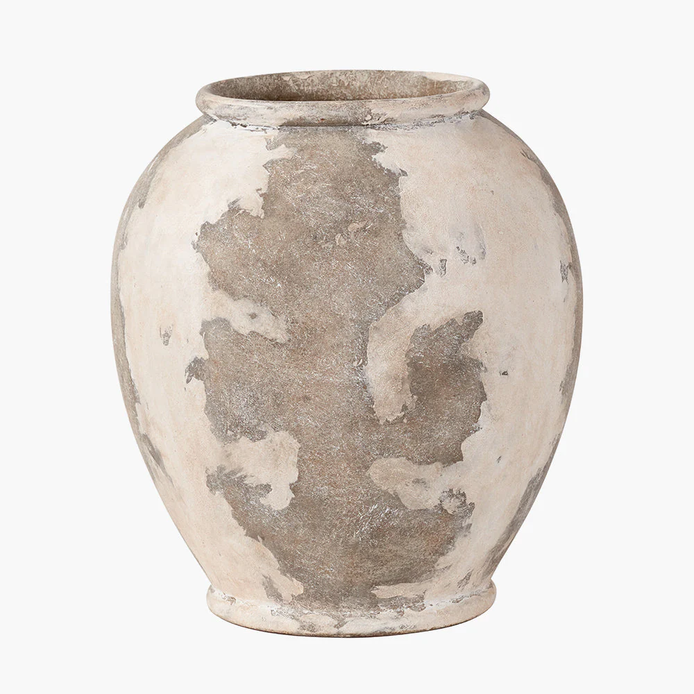 Lulia Antique Finish Stoneware Urn Vase - Image 2