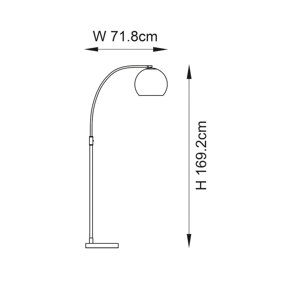 Lumora Floor Lamp - White Grey Base/Black Base E27 - Image 18