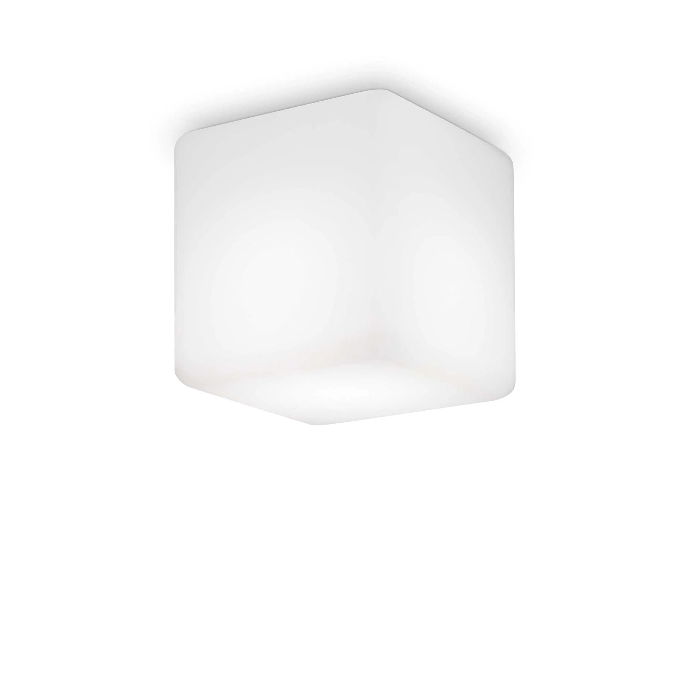 Luna Flush Ceiling Light - White Finish - Image 2