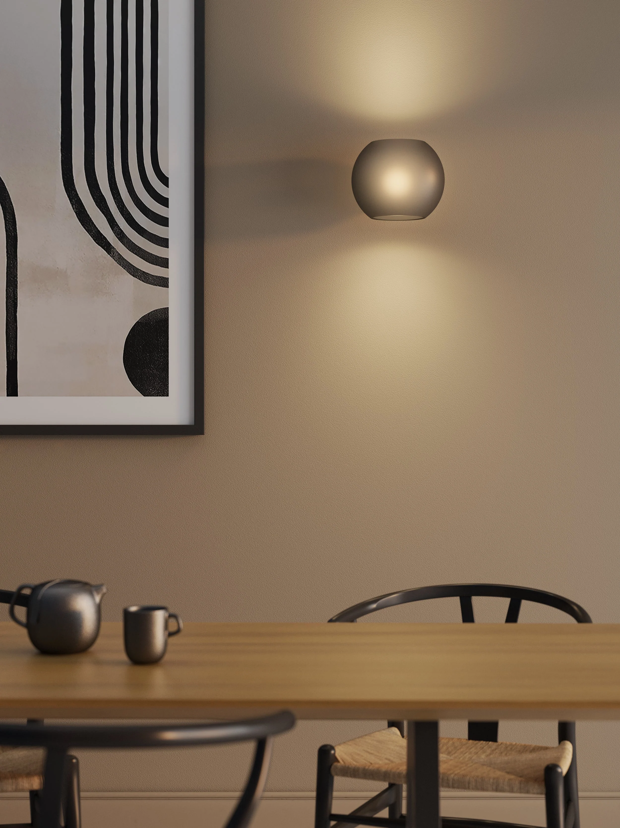 Luna Indoor Wall Light in Various Finishes E27 IP20 - Image 10