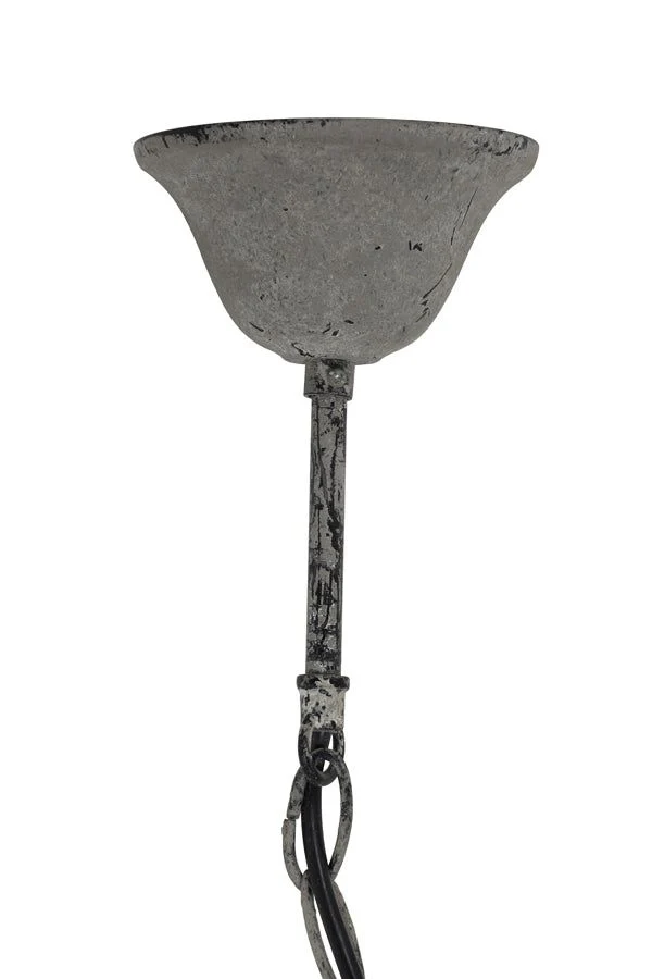 Luna Pendant Ceiling Light - Old White Finish - Image 4