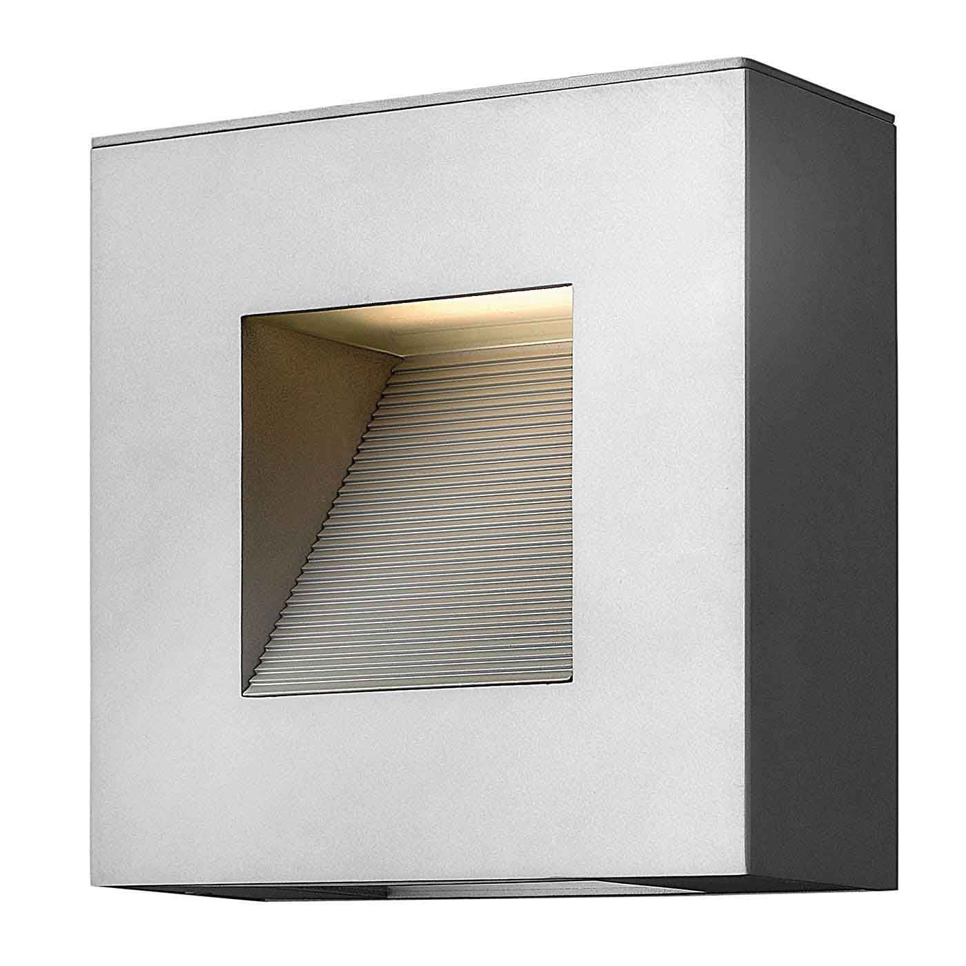 Luna Small Wall Light - Satin Black - Satin Black/Titanium E14 IP44 - Image 2