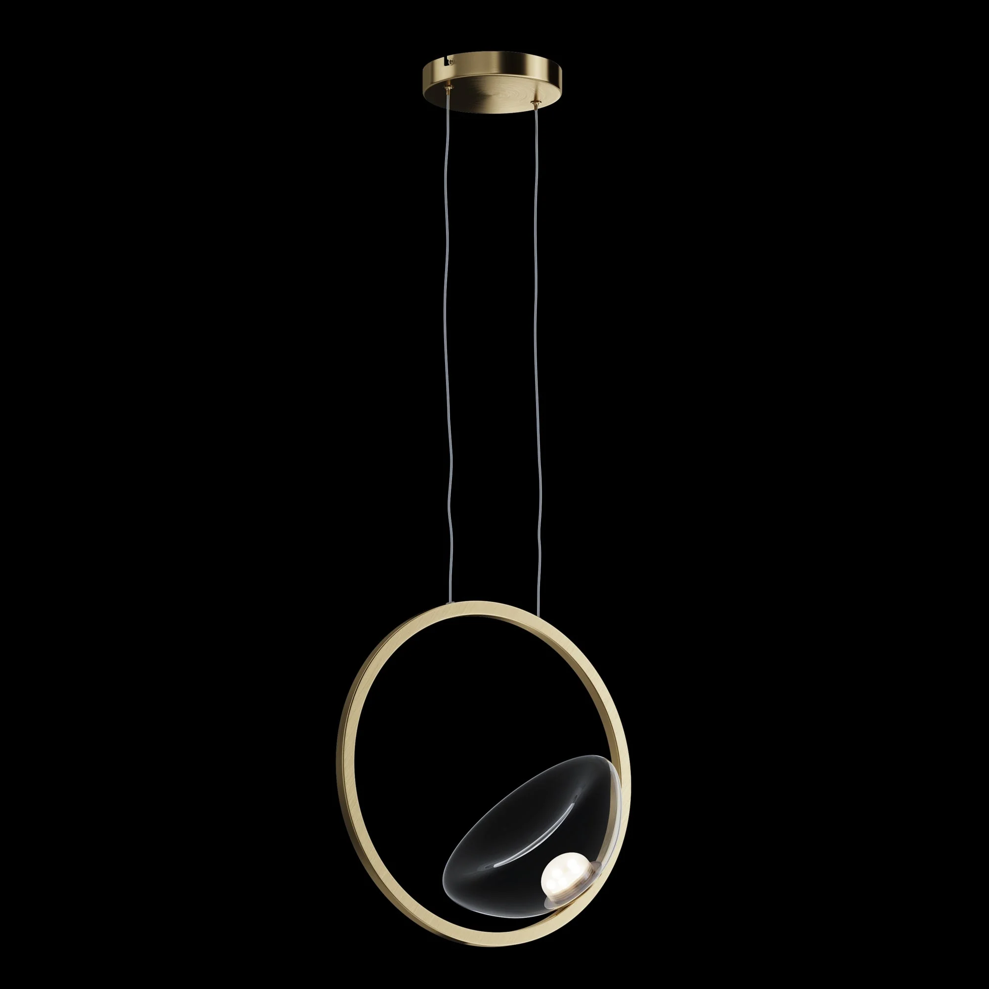Lunare Pendant Brass - Finish - Image 10