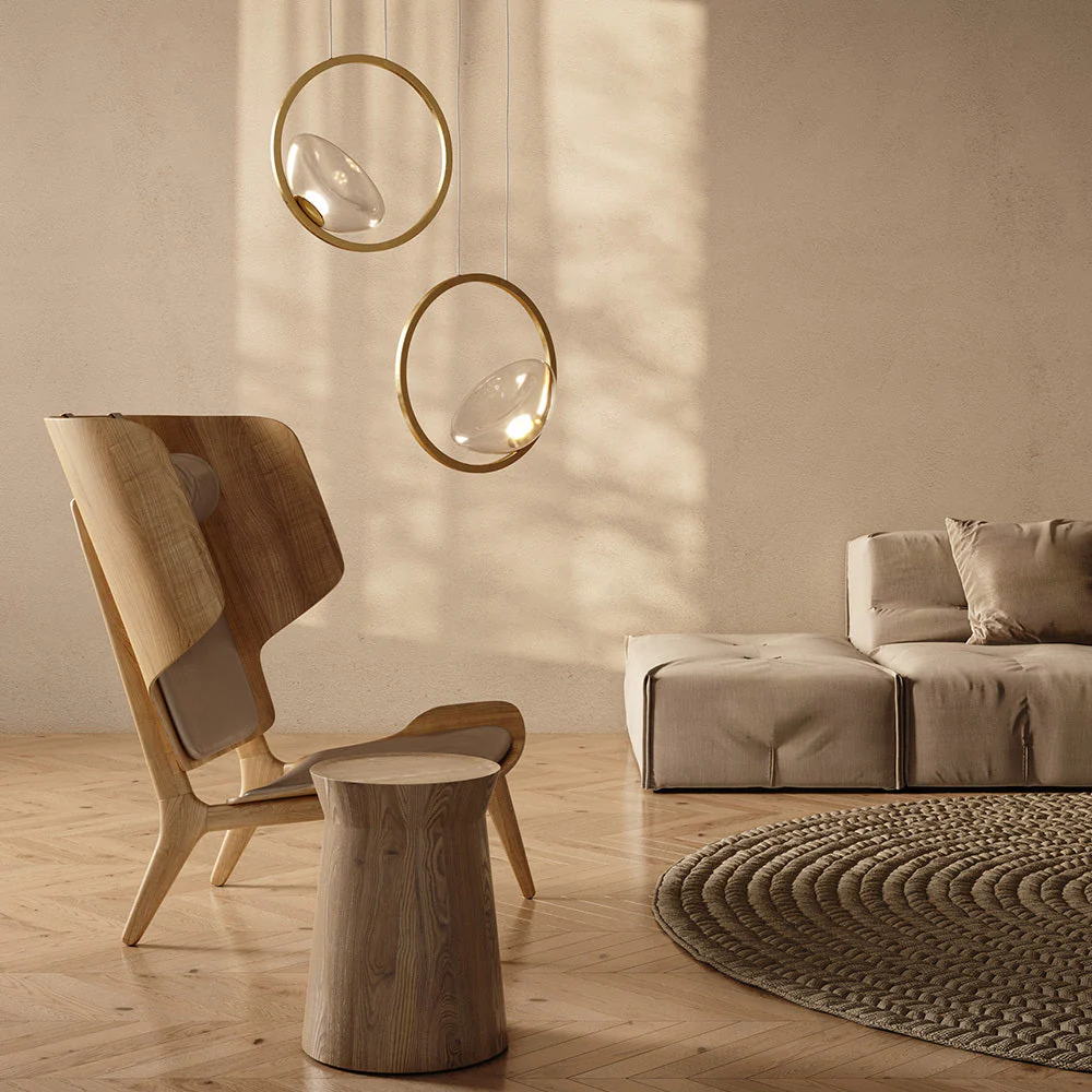 Lunare Pendant Brass - Finish - Image 2