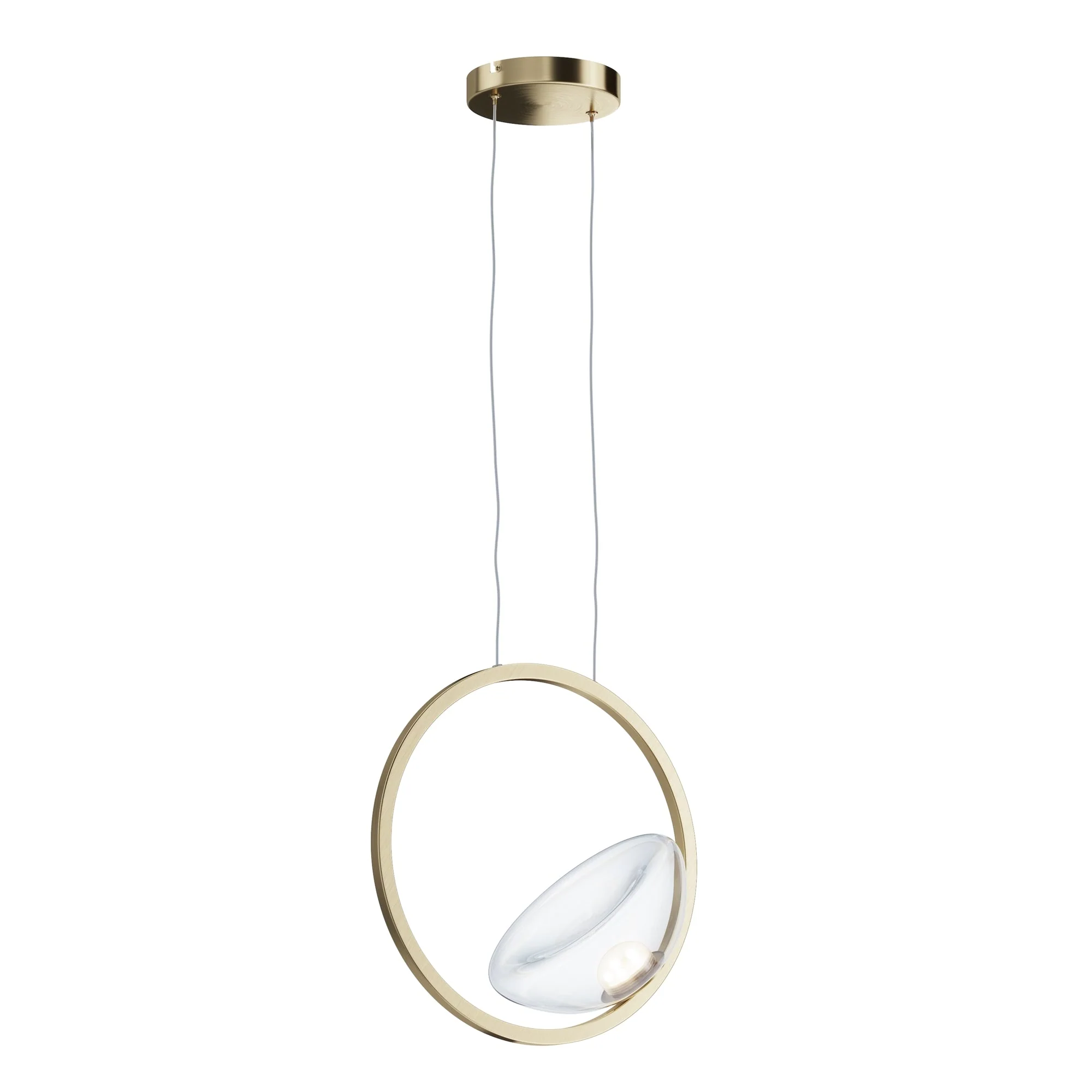 Lunare Pendant Brass - Finish - Image 3