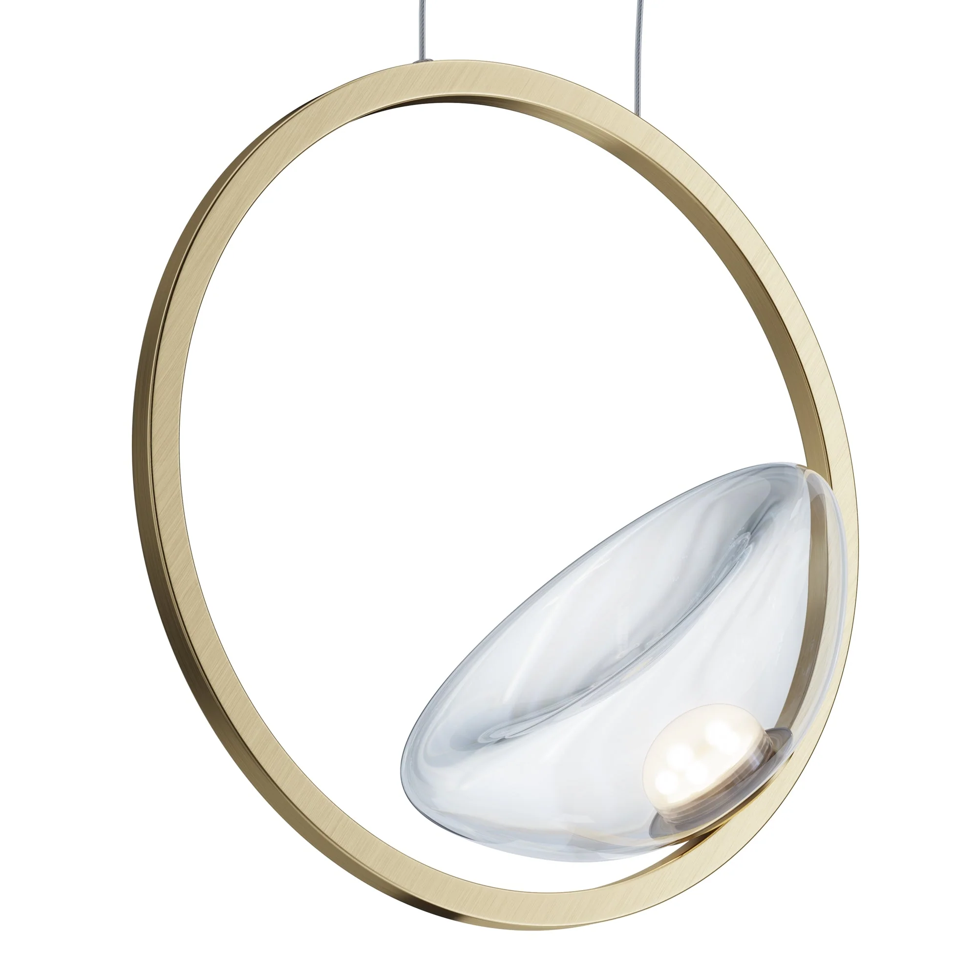 Lunare Pendant Brass - Finish - Image 7