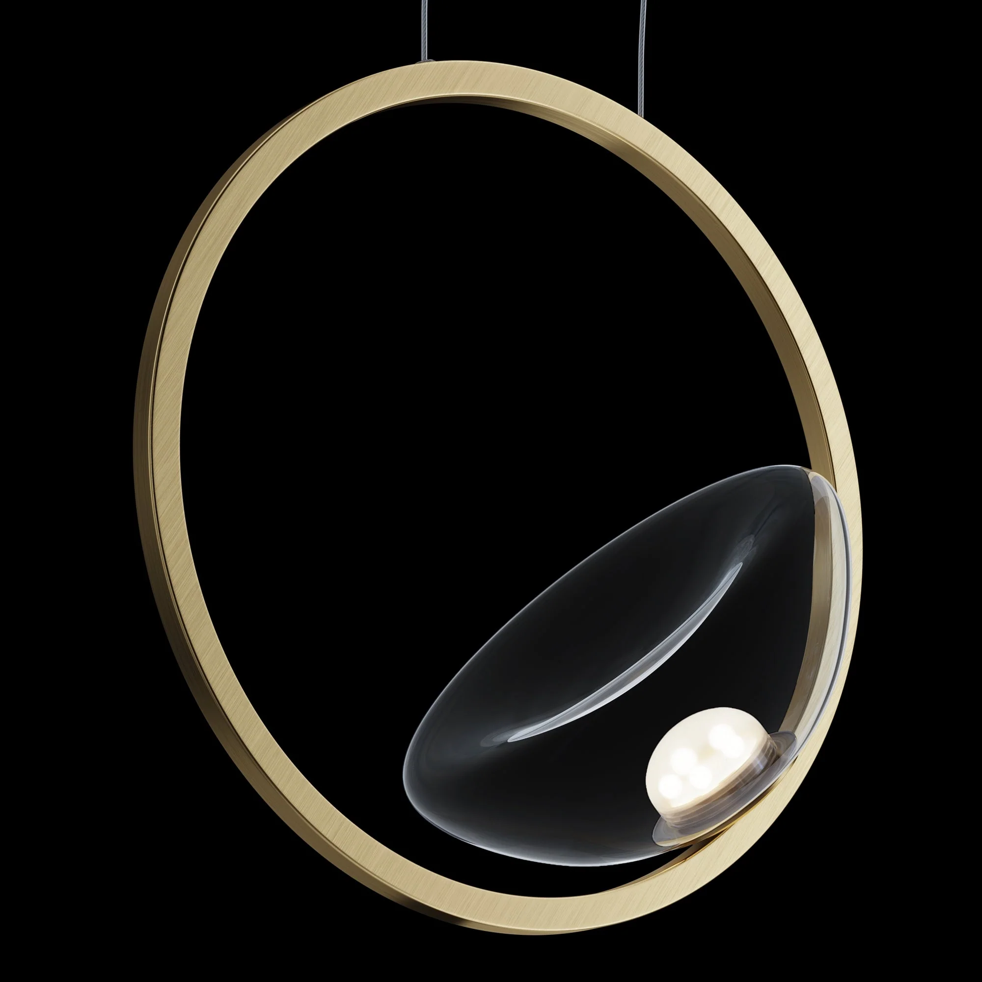 Lunare Pendant Brass - Finish - Image 8