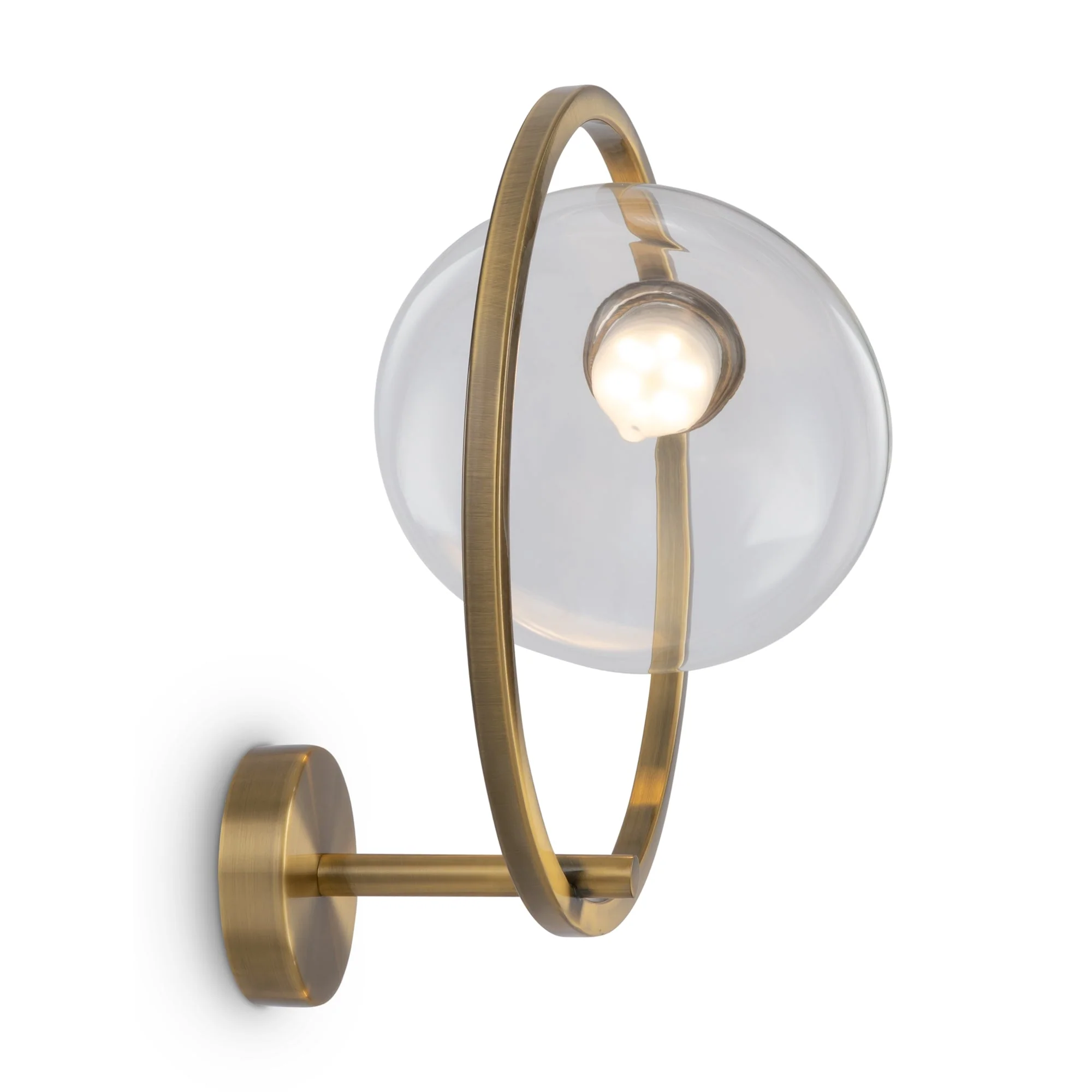 Lunare Wall Light - Brass Finish - Image 11