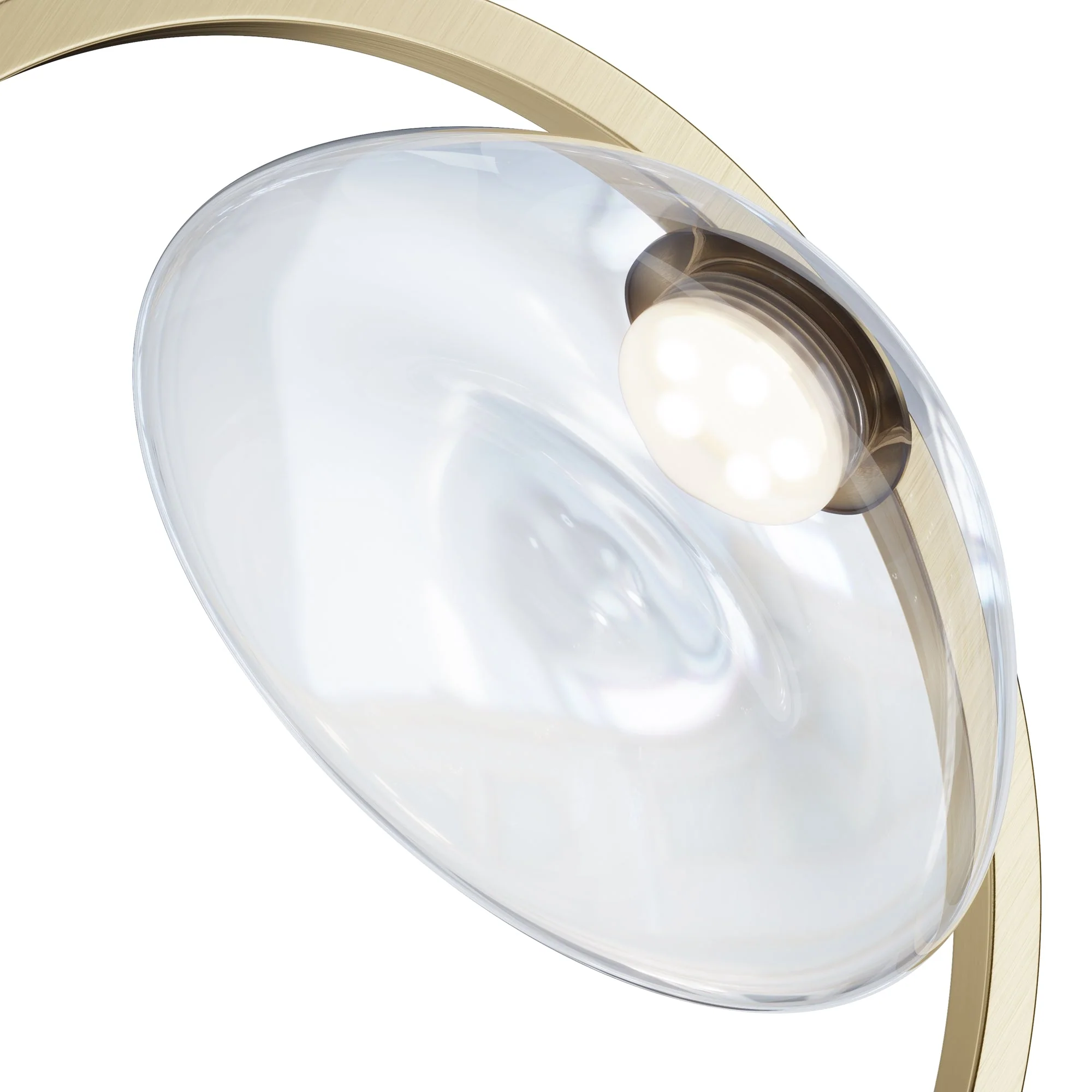 Lunare Wall Light - Brass Finish - Image 15