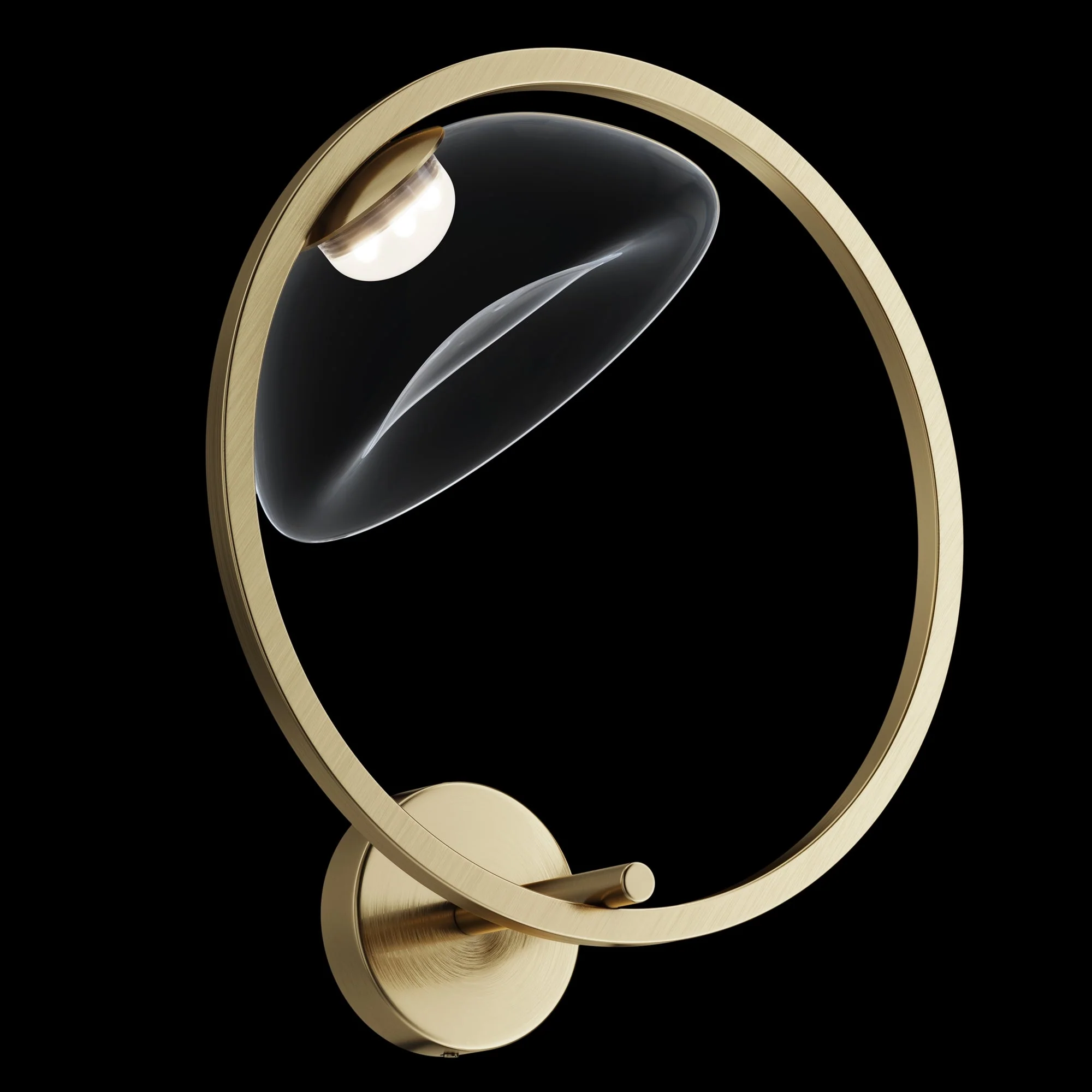 Lunare Wall Light - Brass Finish - Image 2