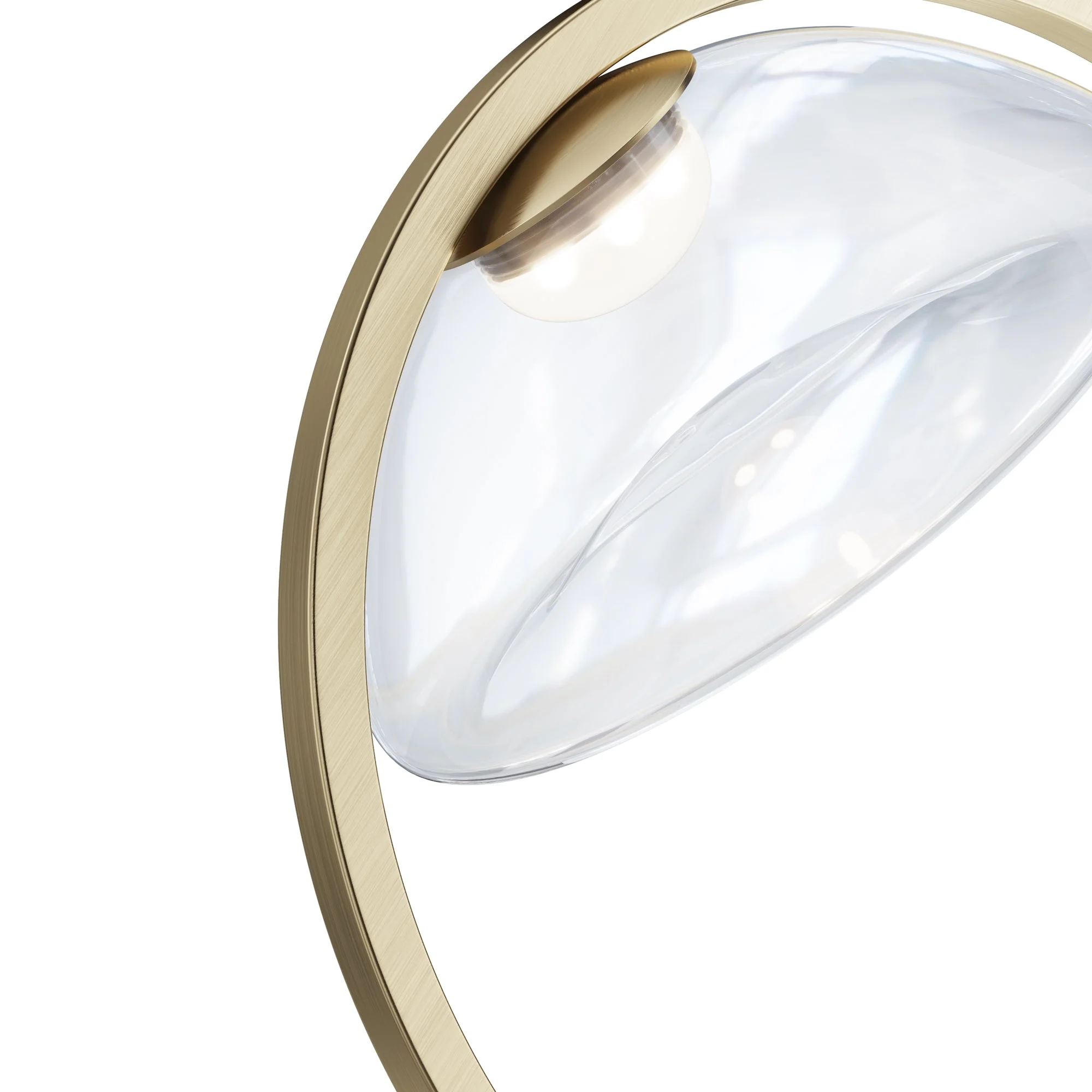 Lunare Wall Light - Brass Finish - Image 7