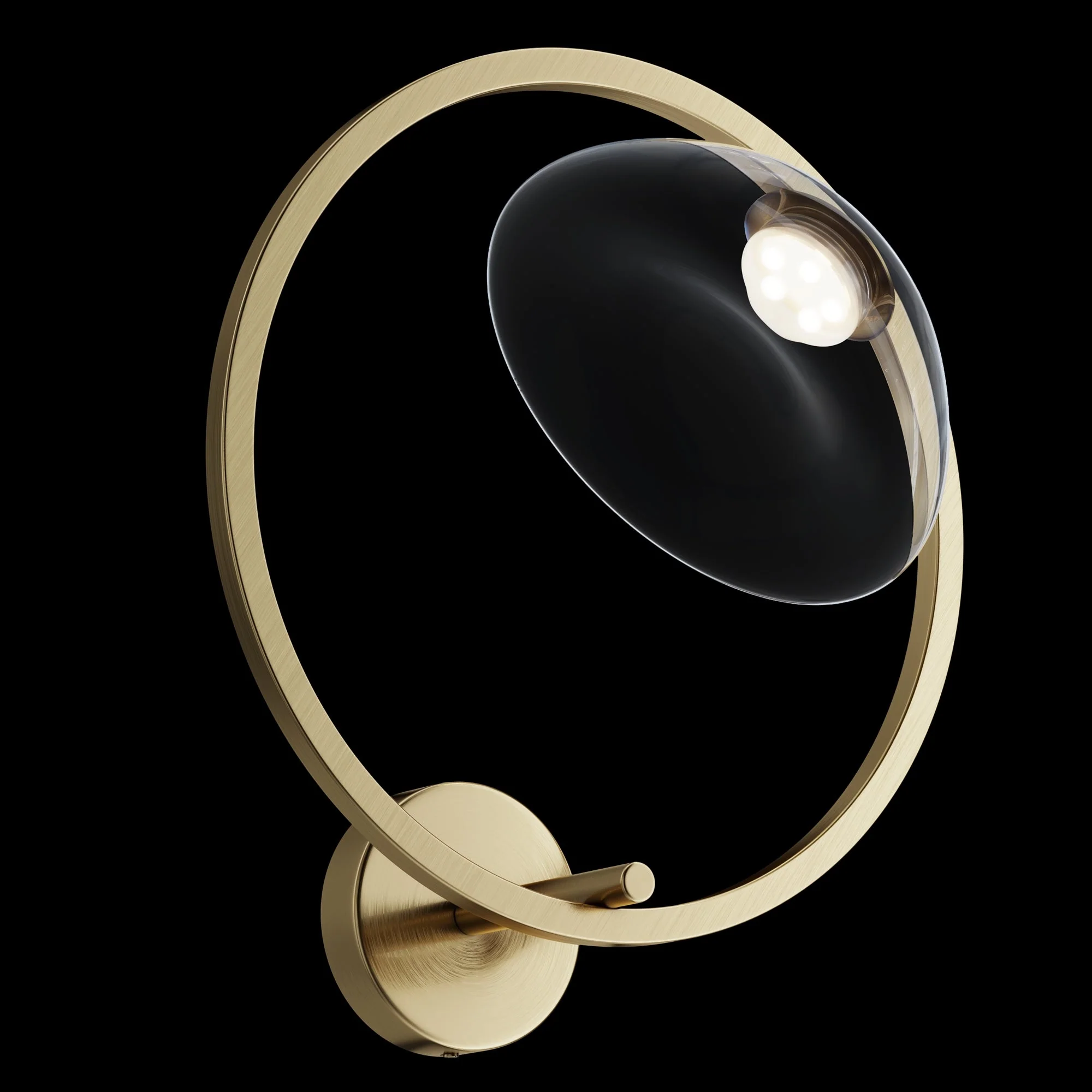 Lunare Wall Light - Brass Finish - Image 9