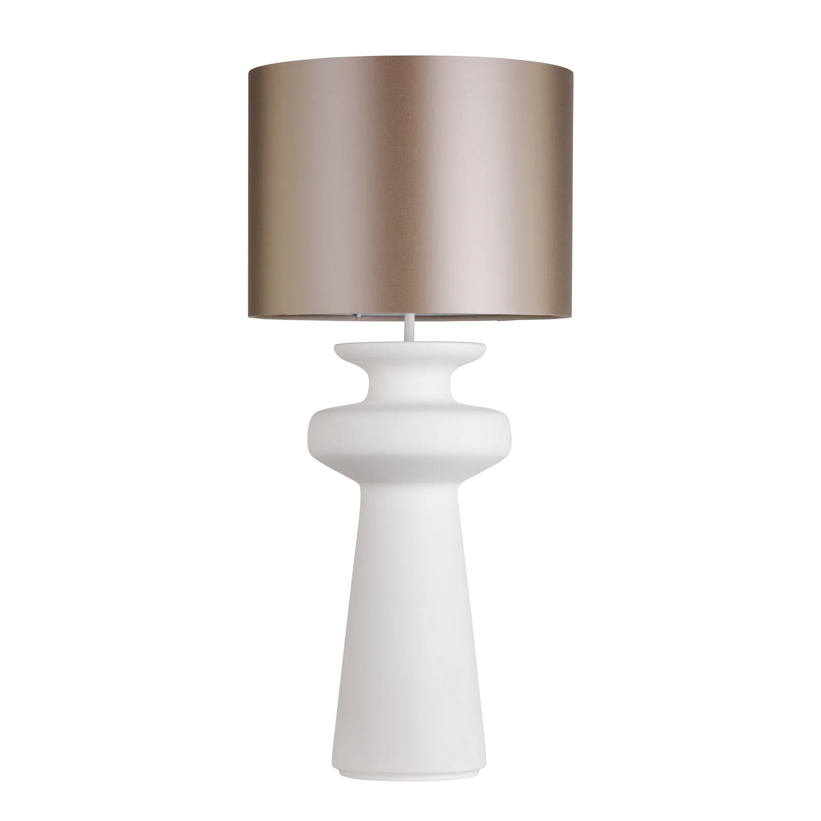 Lustre Table Lamp White Base Only E27 - Image 2