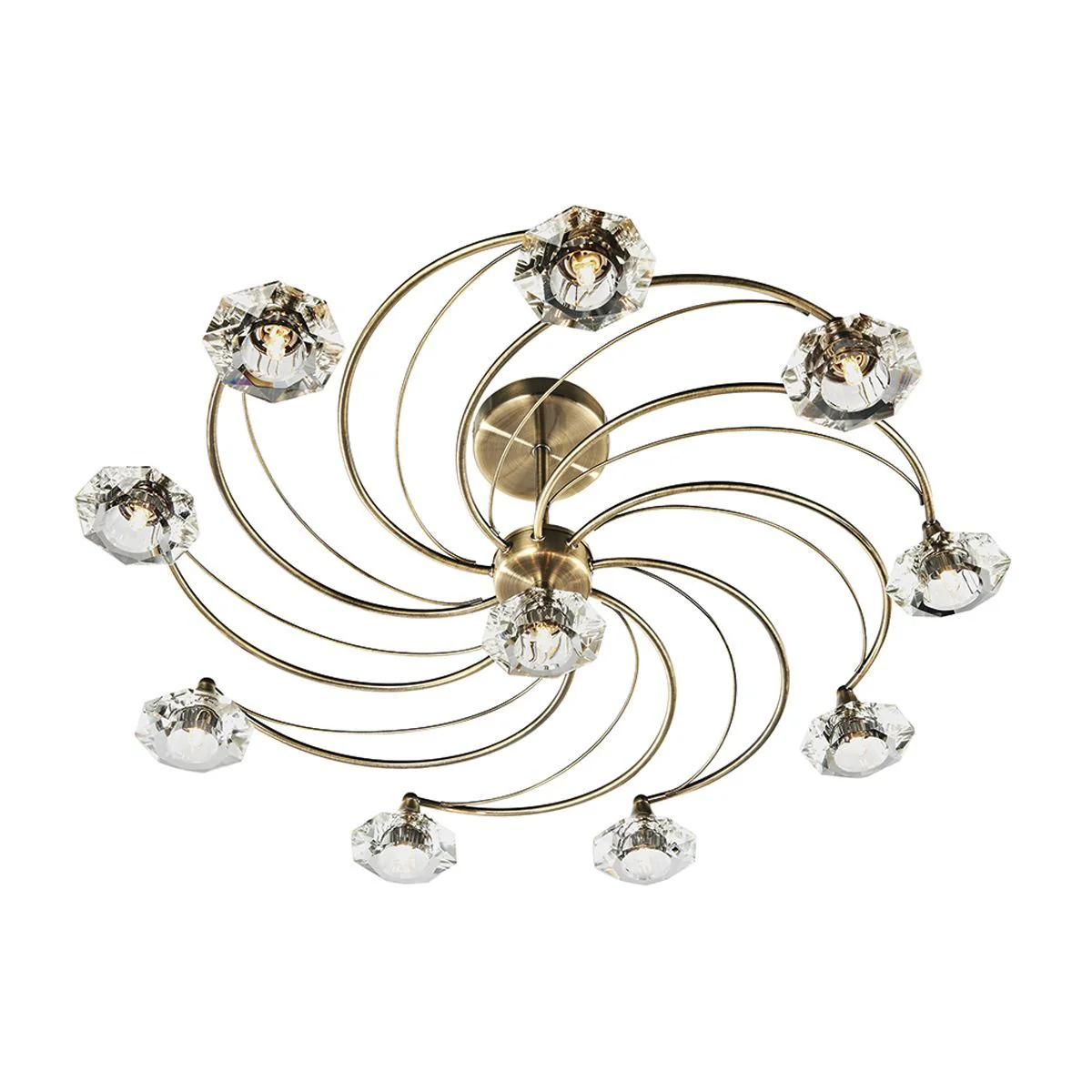 Luther 4/6/10Lt Semi Flush Crystal - Various Finishes - Image 12