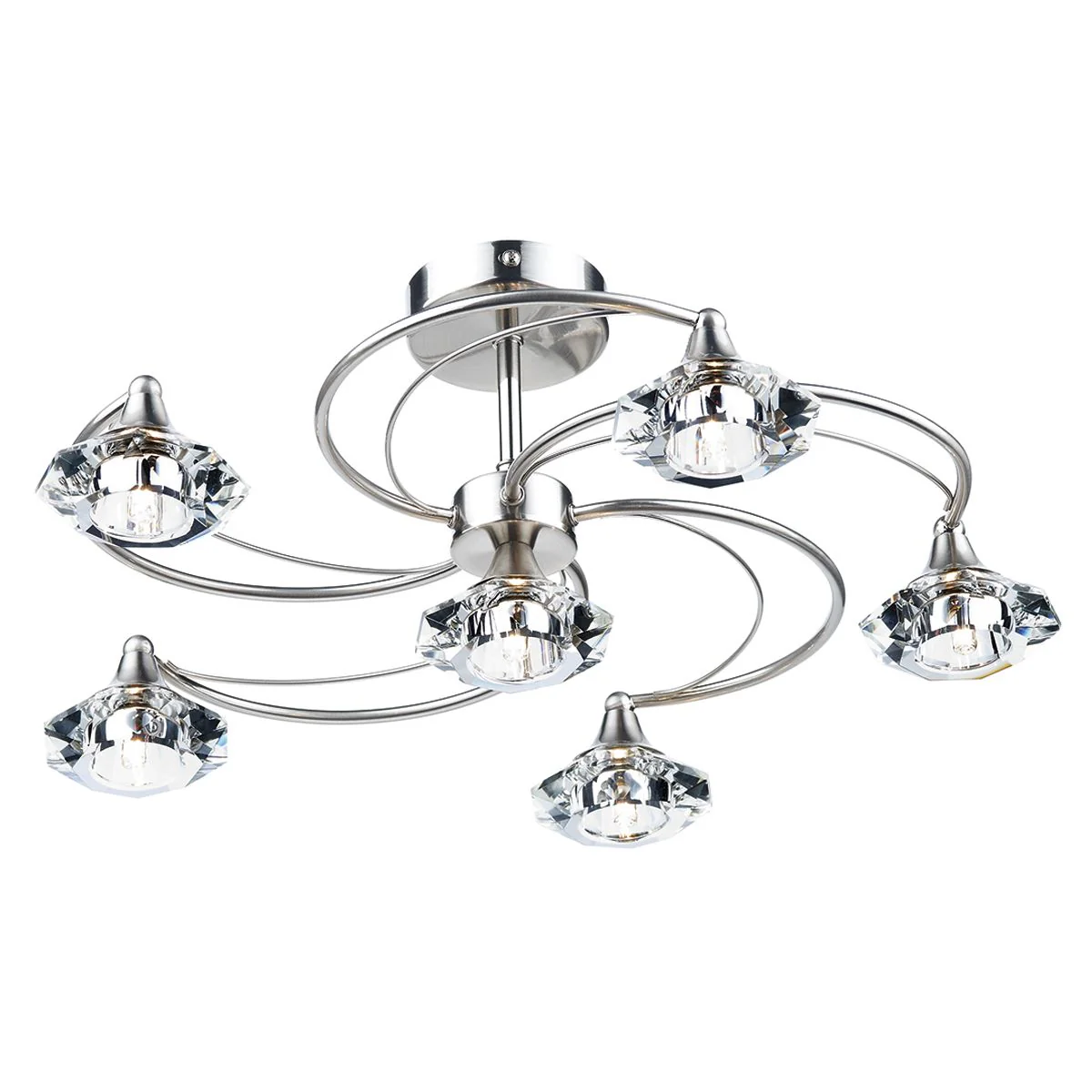 Luther 4/6/10Lt Semi Flush Crystal - Various Finishes - Image 18