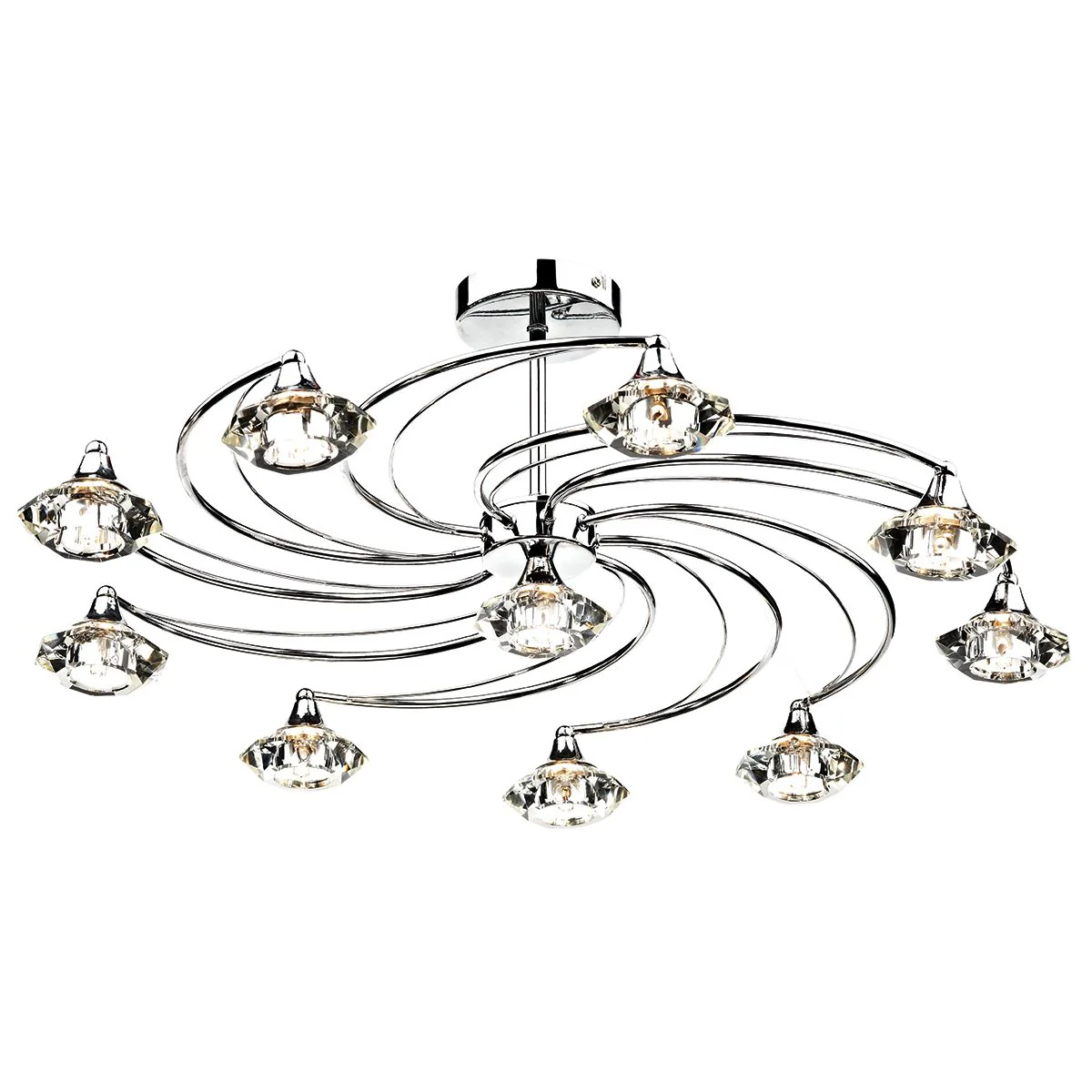 Luther 4/6/10Lt Semi Flush Crystal - Various Finishes - Image 23
