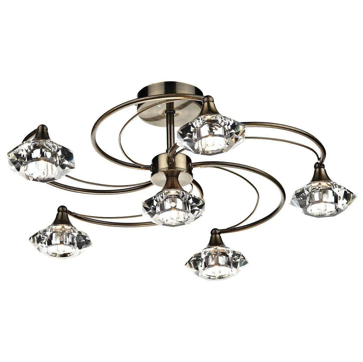 Luther 4/6/10Lt Semi Flush Crystal - Various Finishes - Image 5