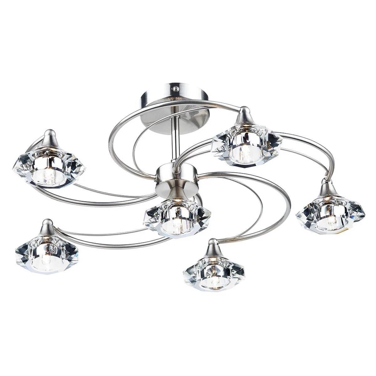 Luther 4/6/10Lt Semi Flush Crystal - Various Finishes - Image 6