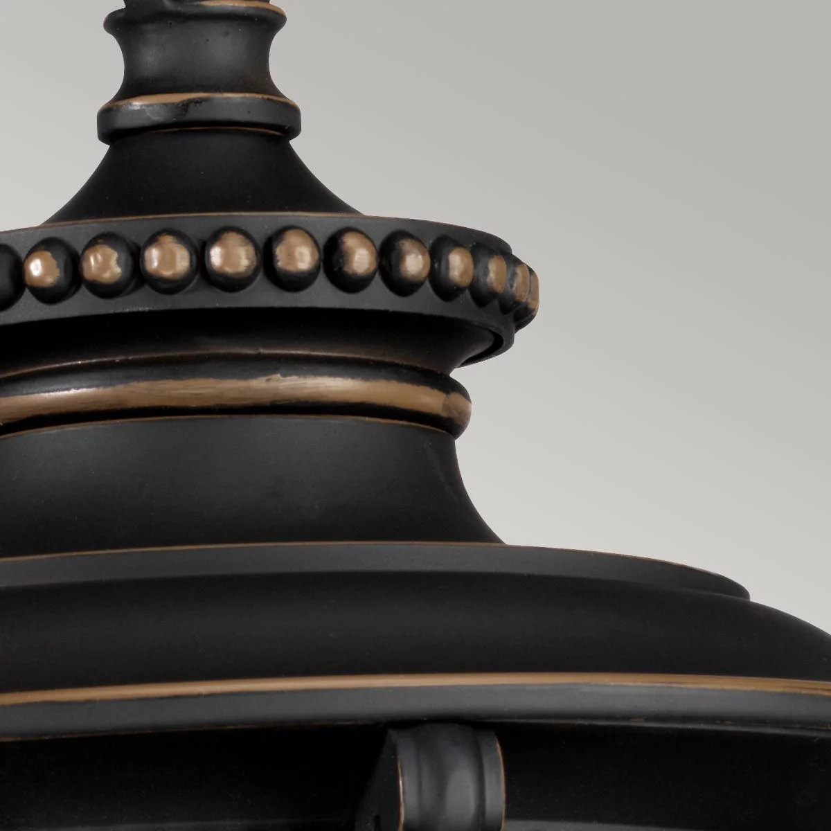 Luverne 1 Light Medium Chain Lantern - Rubbed Bronze IP23 E27 - Image 2