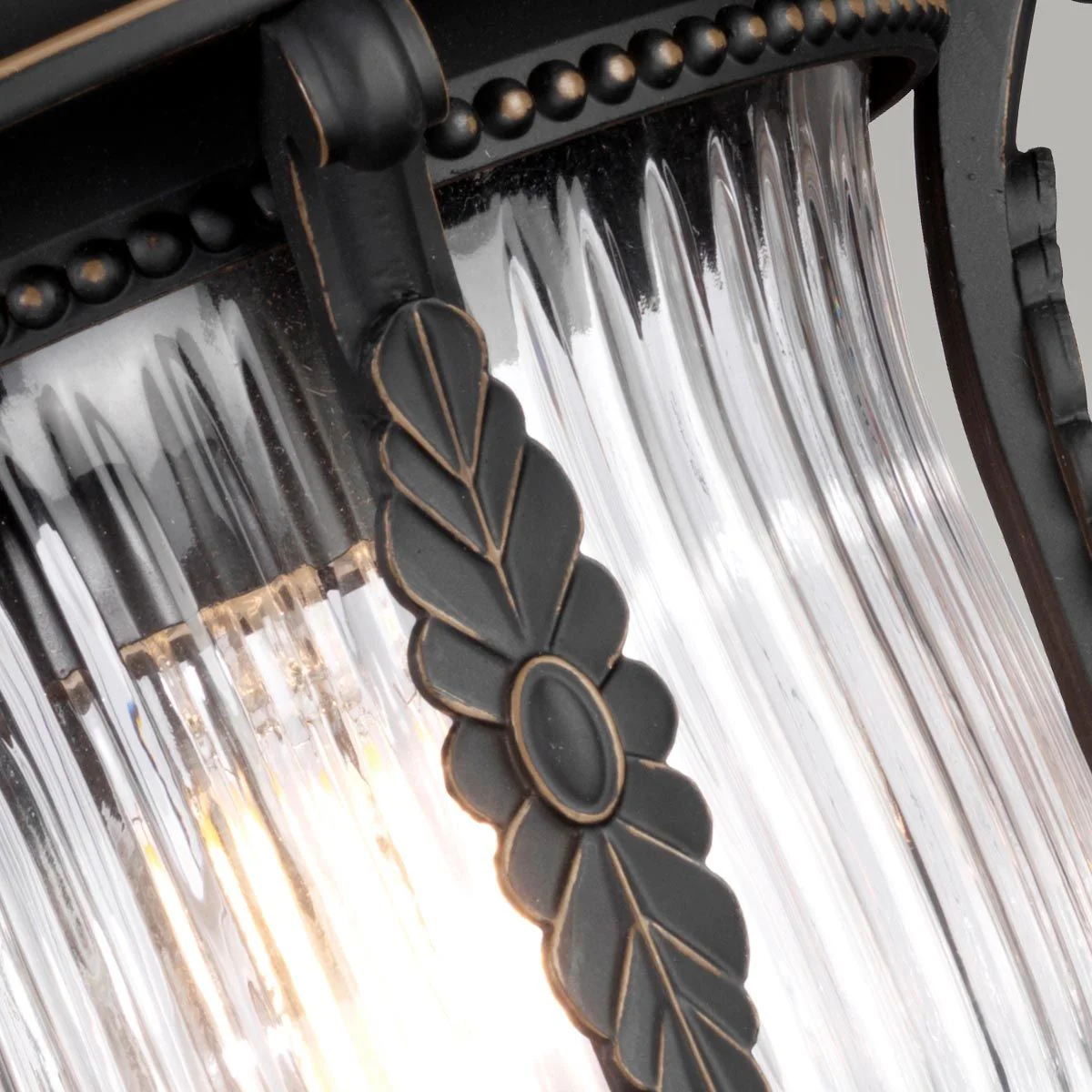 Luverne 1 Light Medium Chain Lantern - Rubbed Bronze IP23 E27 - Image 3