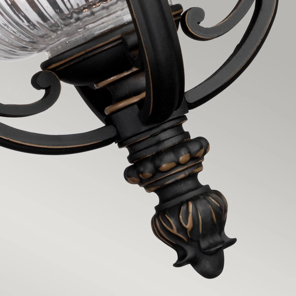 Luverne 1 Light Medium Chain Lantern - Rubbed Bronze IP23 E27 - Image 4
