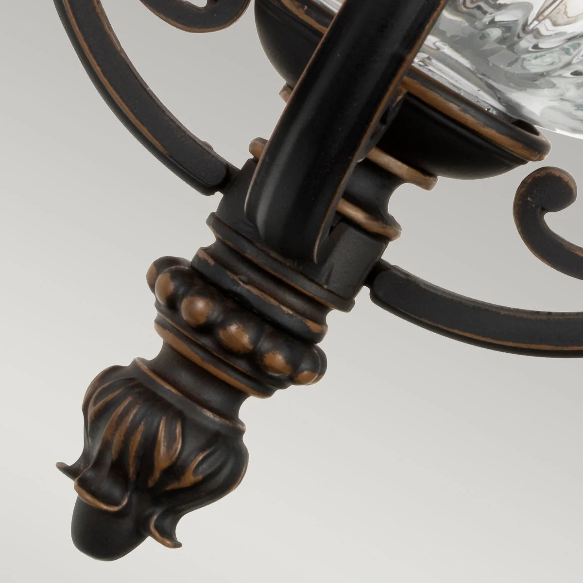 Luverne Small/Medium Wall Lantern - Rubbed Bronze Finish - Image 4