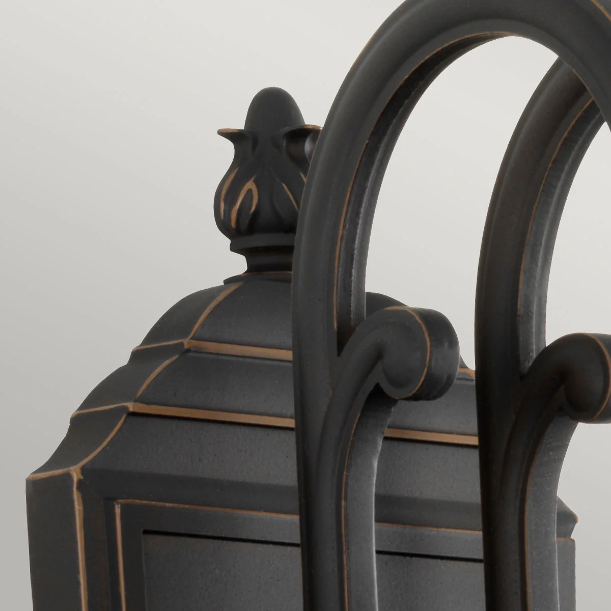 Luverne Small/Medium Wall Lantern - Rubbed Bronze Finish - Image 9
