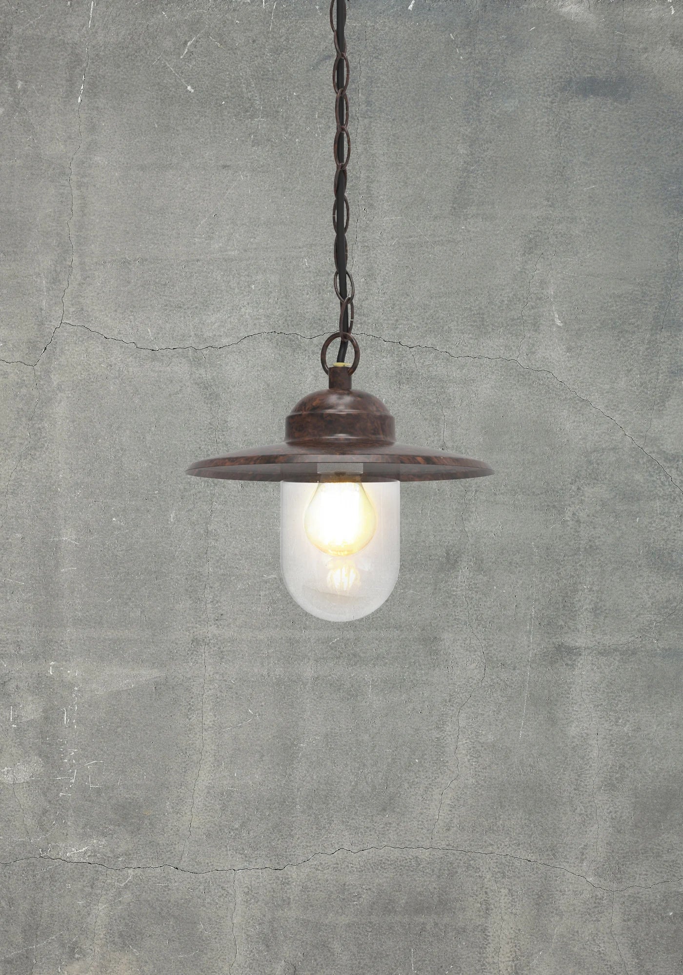 Luxembourg Outdoor Pendant- Rusty Finish - Image 3