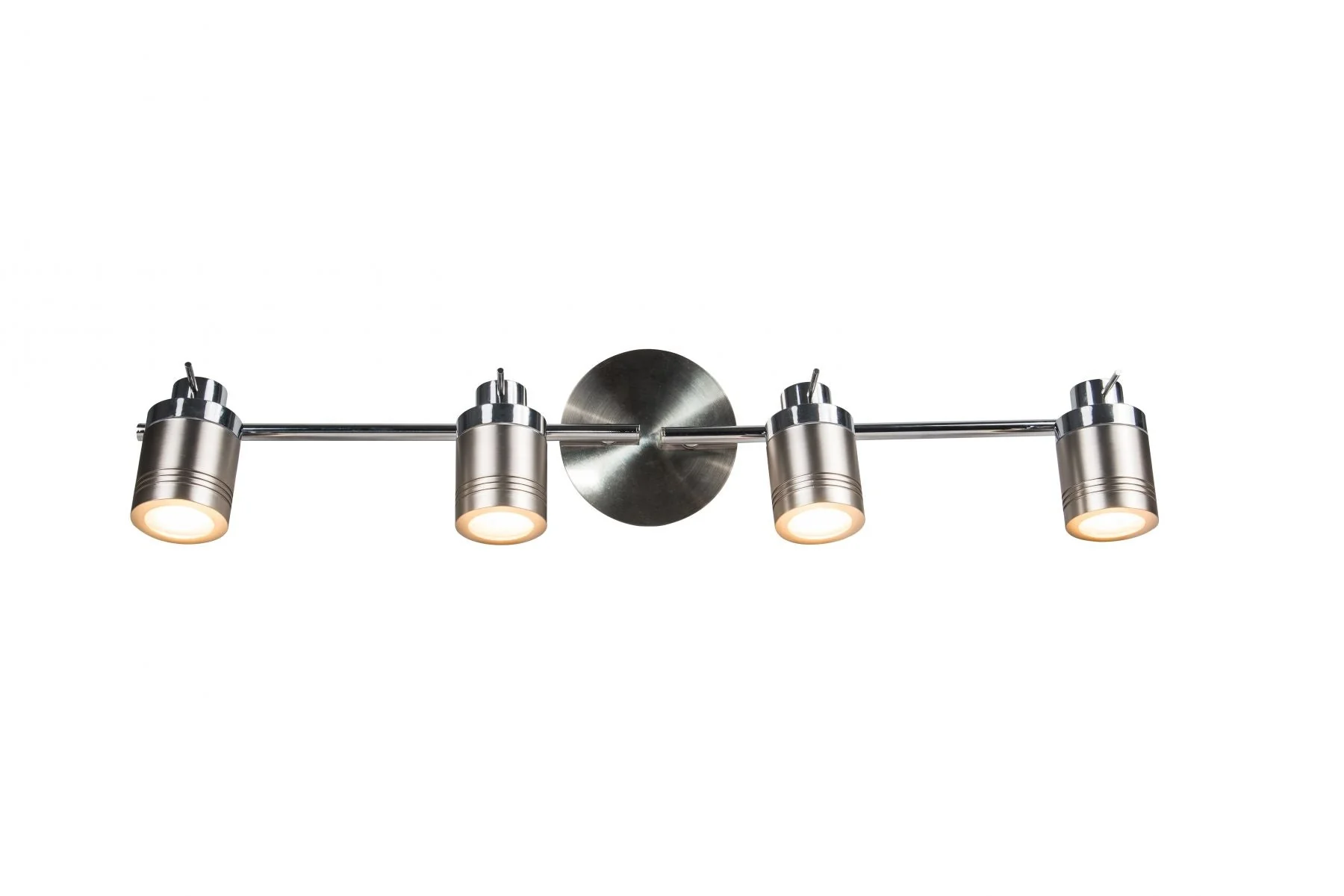 Luxo 4Lt Bar Spotlight - Antique Brass/Satin Chrome - Image 2