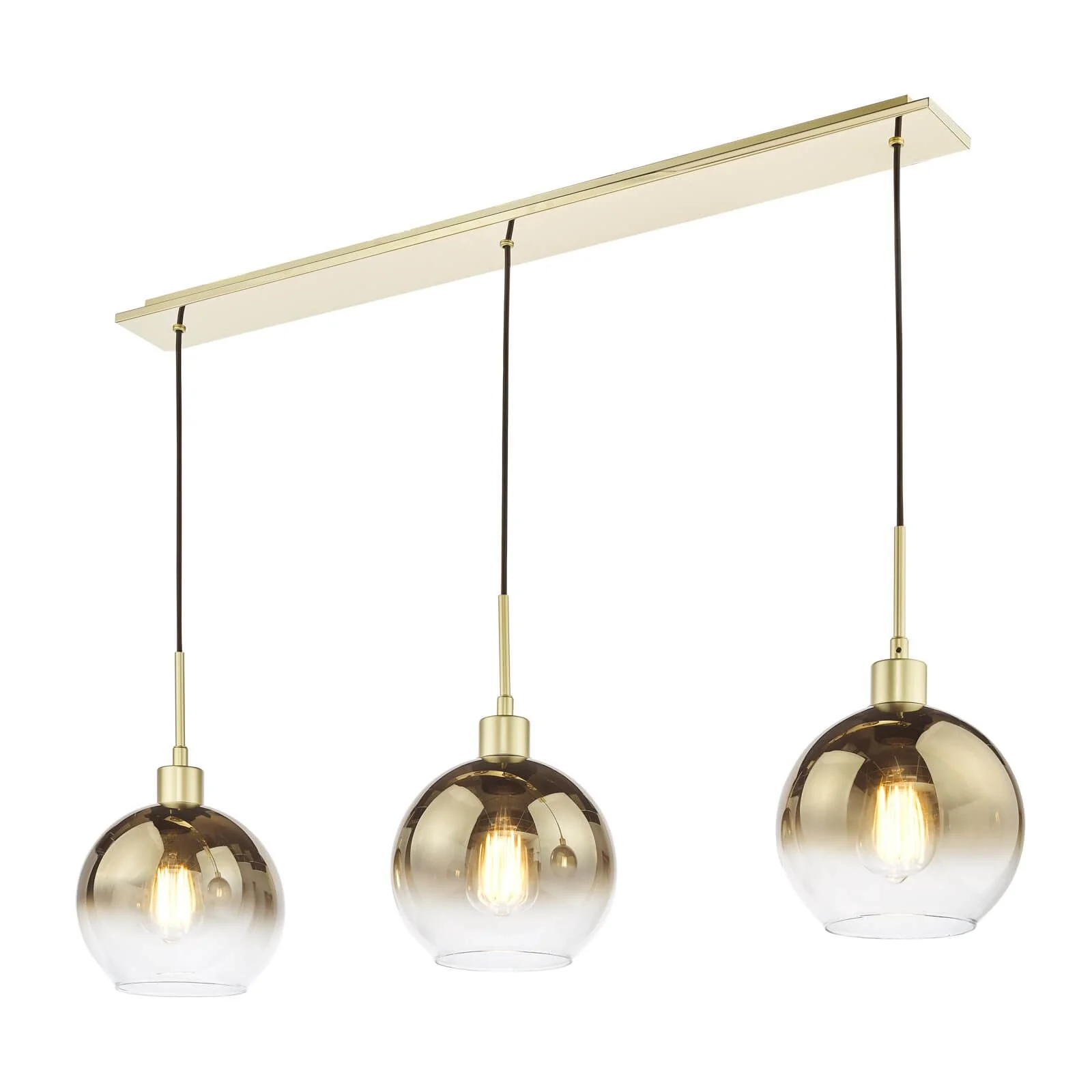 Lycia 3 Lt Kitchen Light Ombre Glass- Promotional Offer