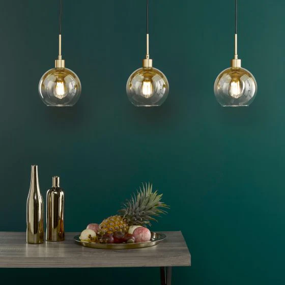 Lycia 3 Lt Kitchen Light Ombre Glass- Promotional Offer - Image 2